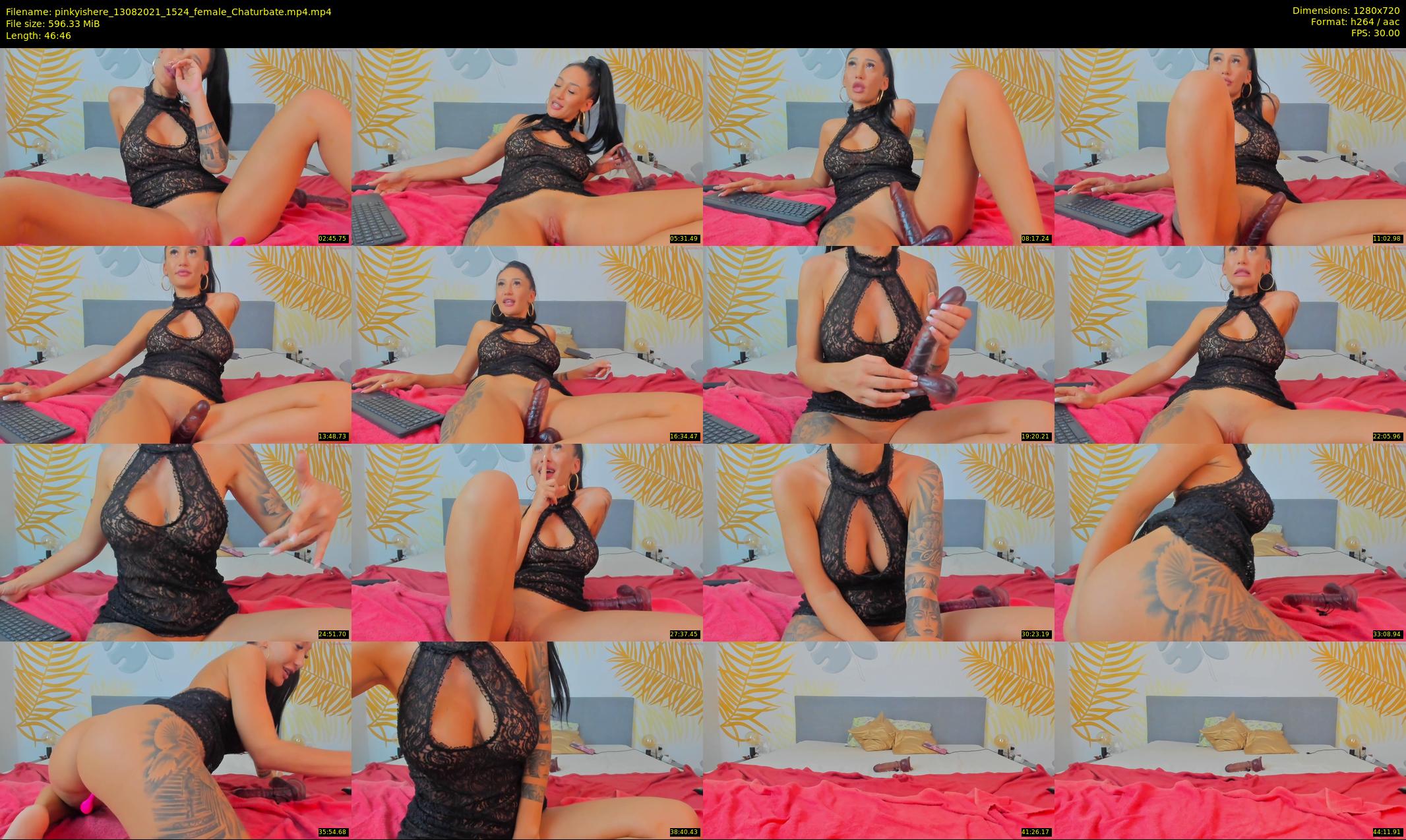 pinkyishere — 47 minute Chaturbate female cam show recording, 720p, Aug 13, 2021
