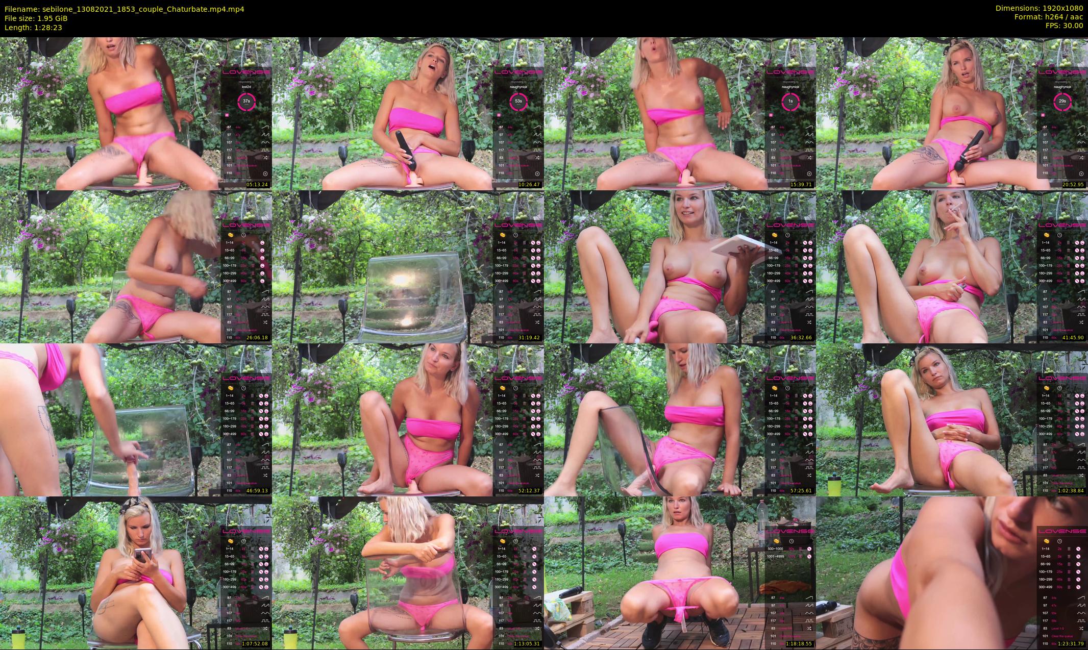 sebilone — 89 minute Chaturbate couple cam show recording, 1080p, Aug 13, 2021