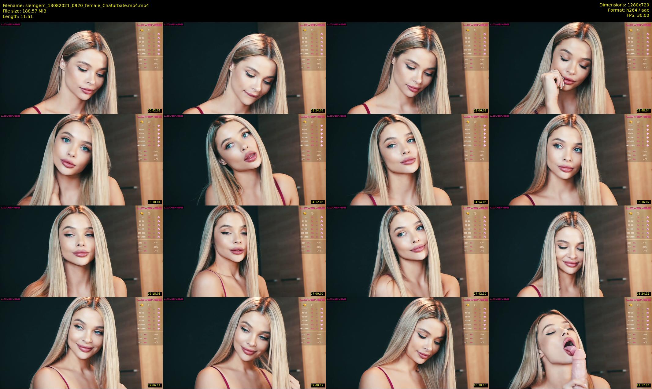 slemgem — 12 minute Chaturbate couple cam show recording, 720p, Aug 13, 2021