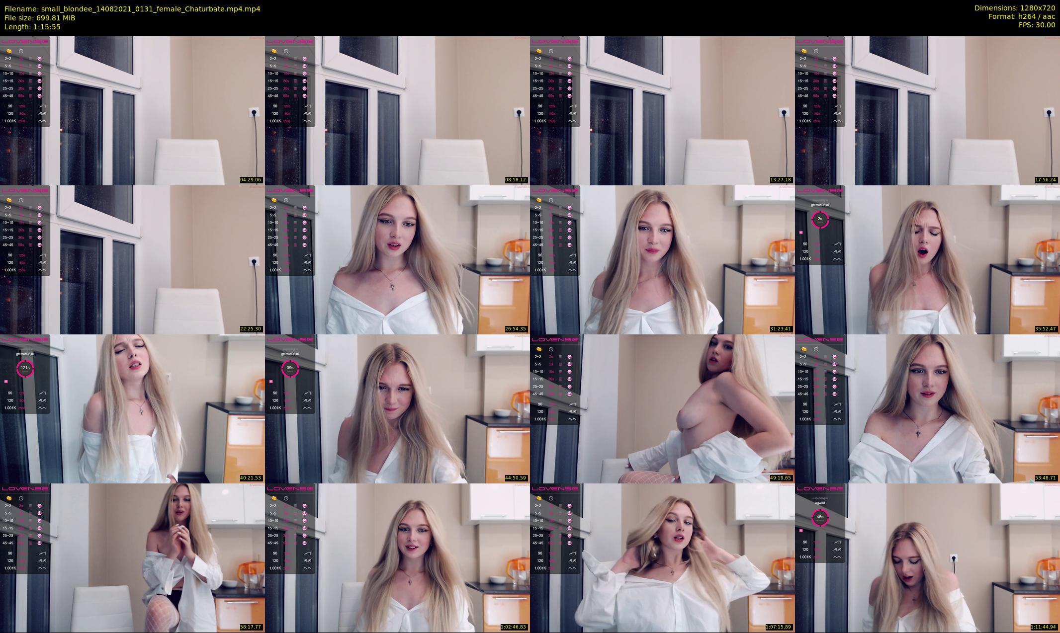 small_blondee — 76 minute Chaturbate female cam show recording, 720p, Aug 14, 2021