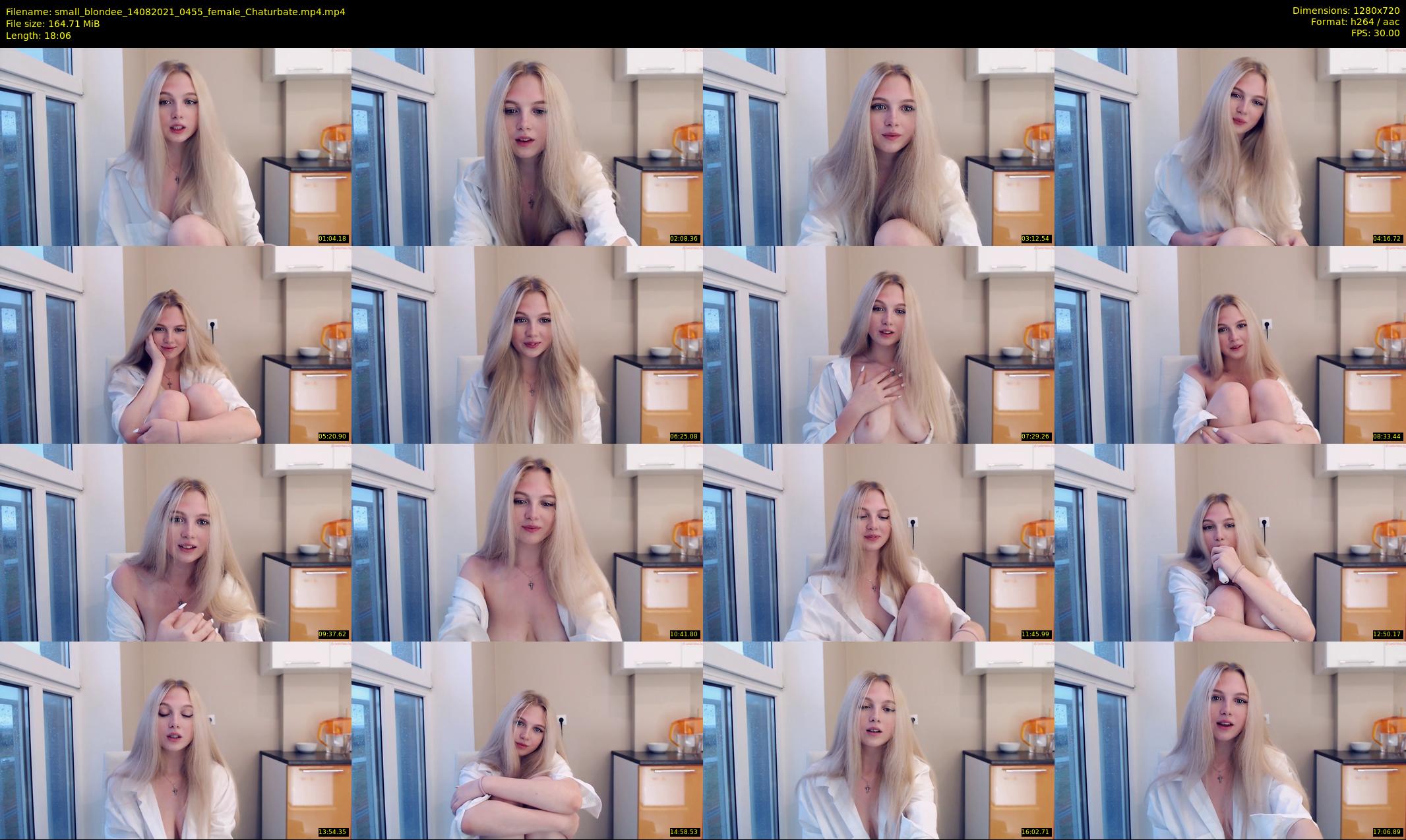 small_blondee — 19 minute Chaturbate female cam show recording, 720p, Aug 14, 2021