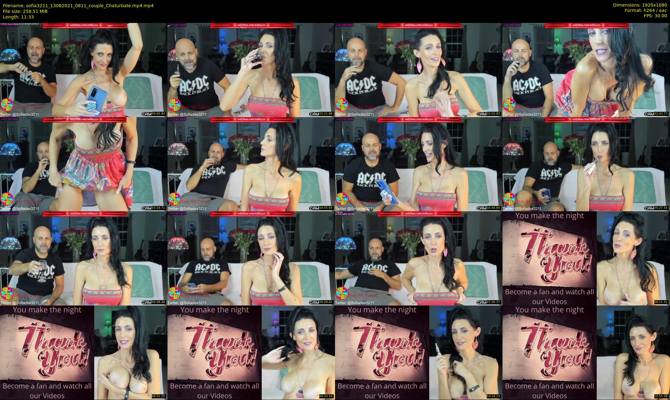sofia3211 — 12 minute Chaturbate couple cam show recording, 1080p, Aug 13, 2021