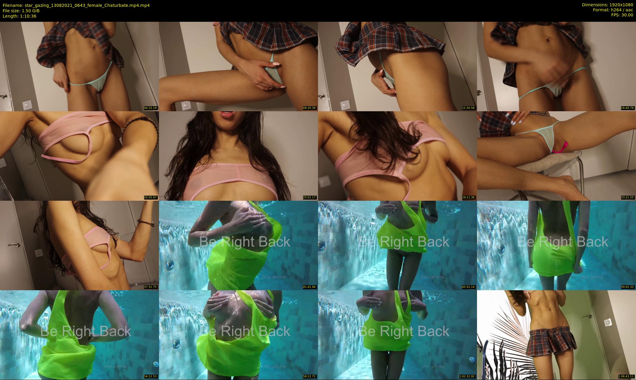 star_gazing — 71 minute Chaturbate female cam show recording, 1080p, Aug 13, 2021