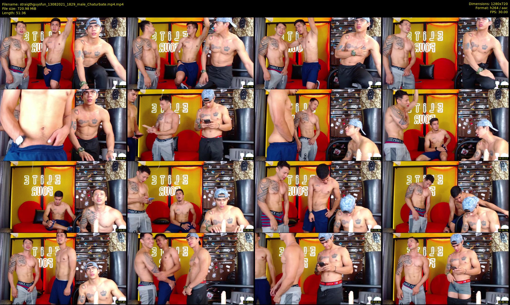 straigthguysfun — 52 minute Chaturbate male cam show recording, 720p, Aug 13, 2021