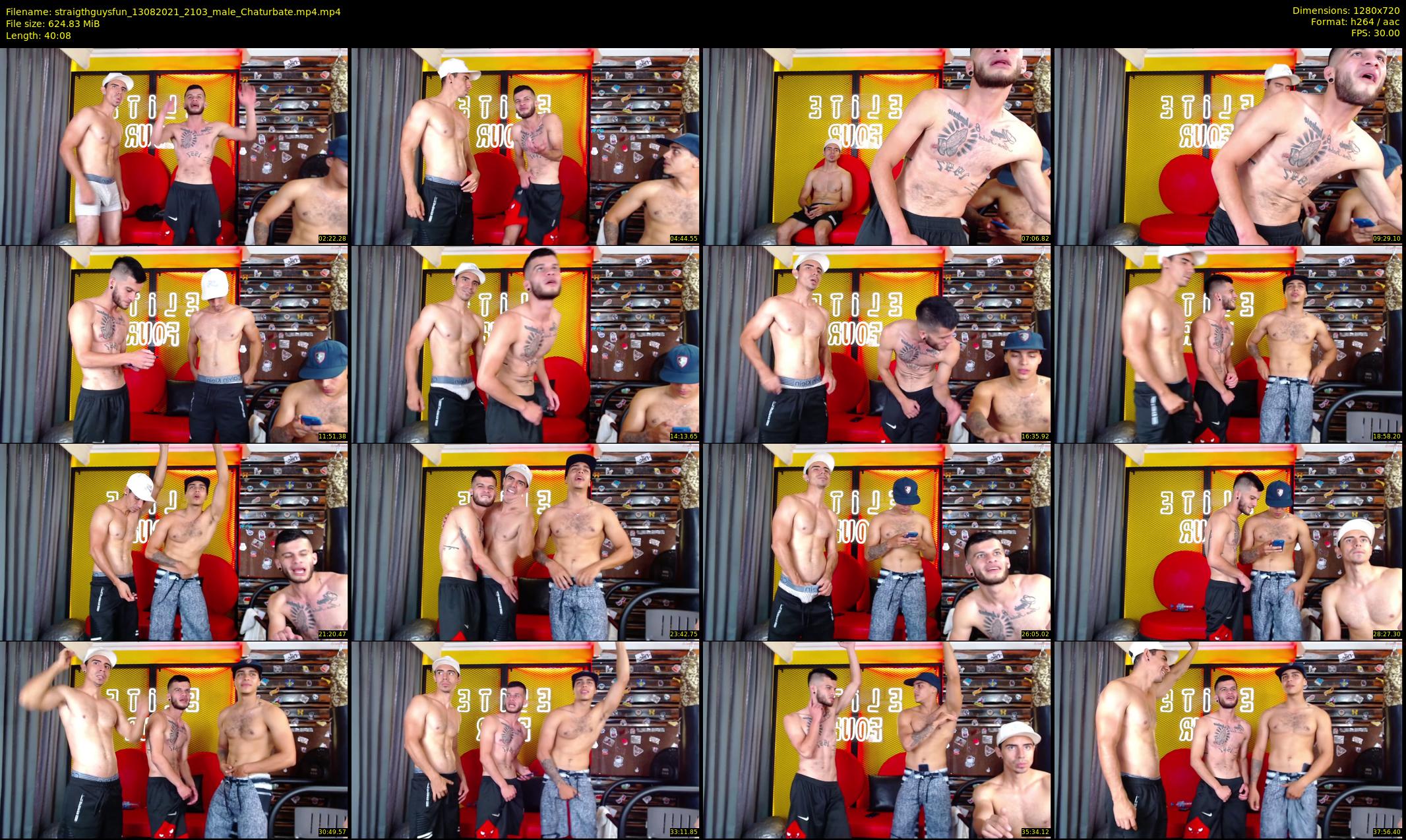 straigthguysfun — 41 minute Chaturbate male cam show recording, 720p, Aug 13, 2021