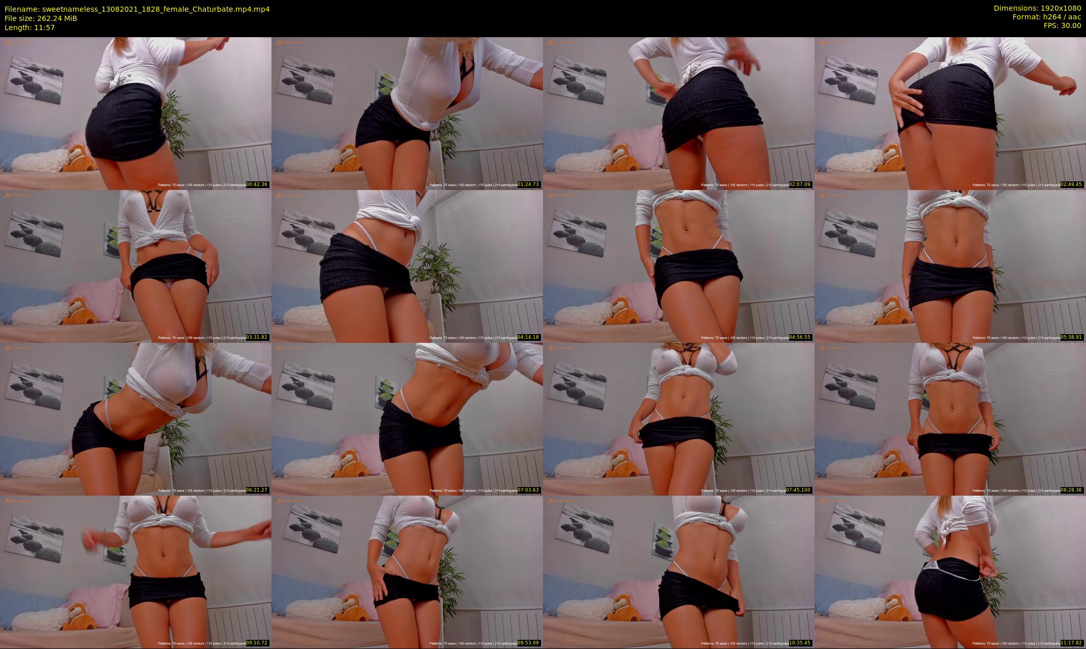sweetnameless — 12 minute Chaturbate couple cam show recording, 1080p, Aug 13, 2021