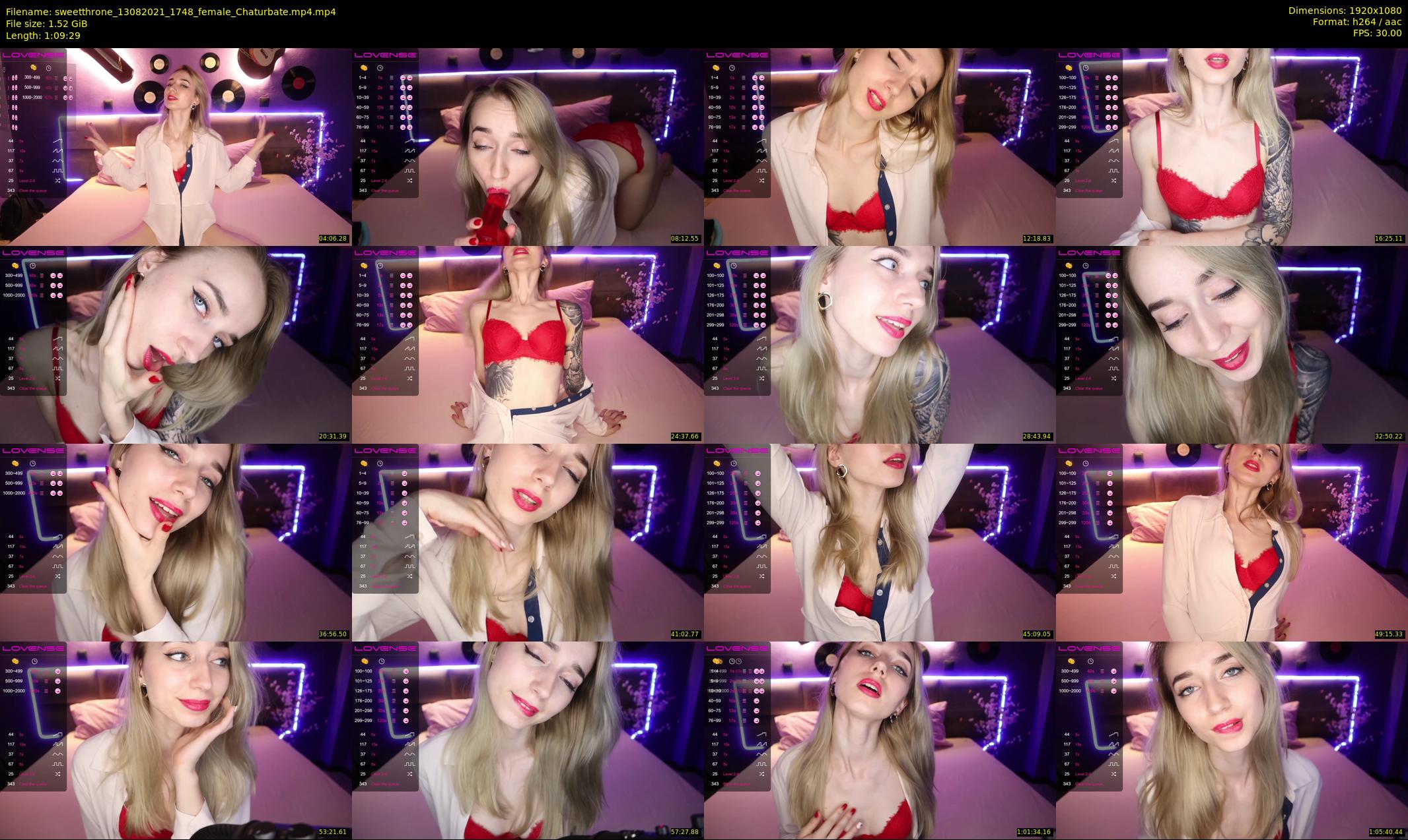 sweetthrone — 70 minute Chaturbate couple cam show recording, 1080p, Aug 13, 2021