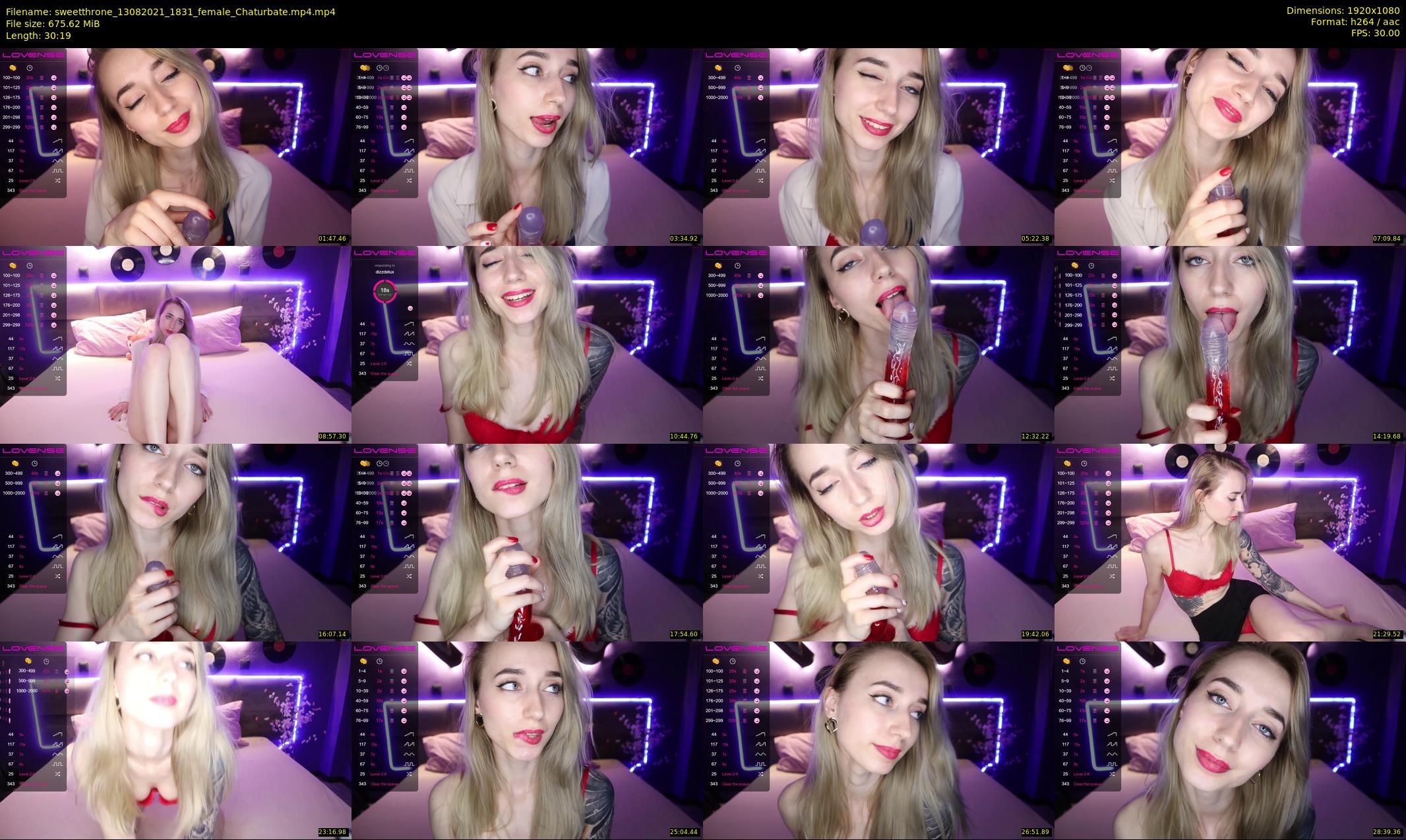 sweetthrone — 31 minute Chaturbate couple cam show recording, 1080p, Aug 13, 2021