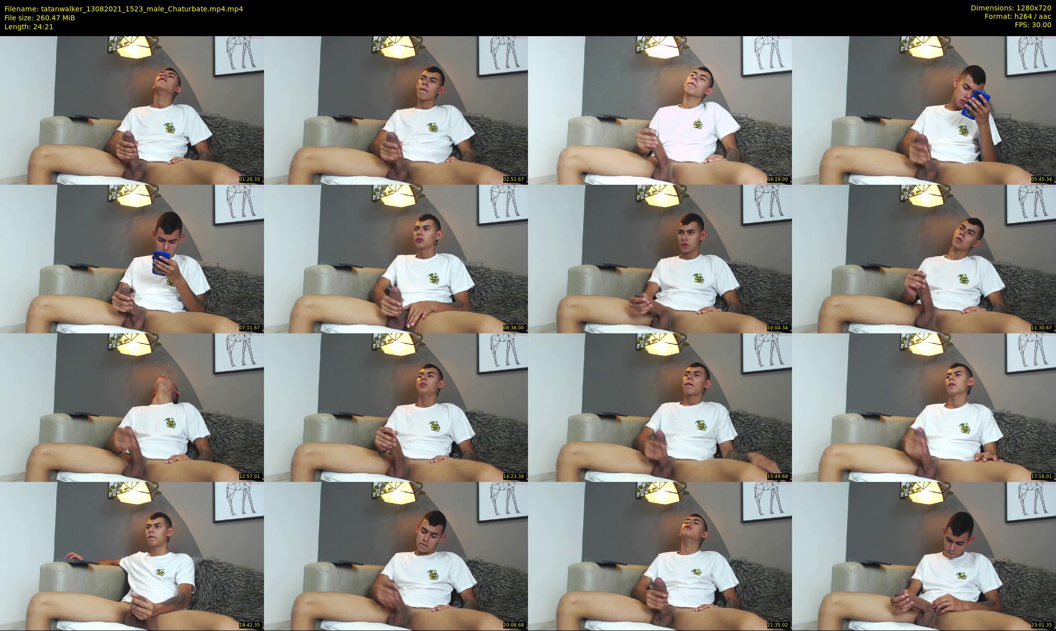 tatanwalker — 25 minute Chaturbate male cam show recording, 720p, Aug 13, 2021
