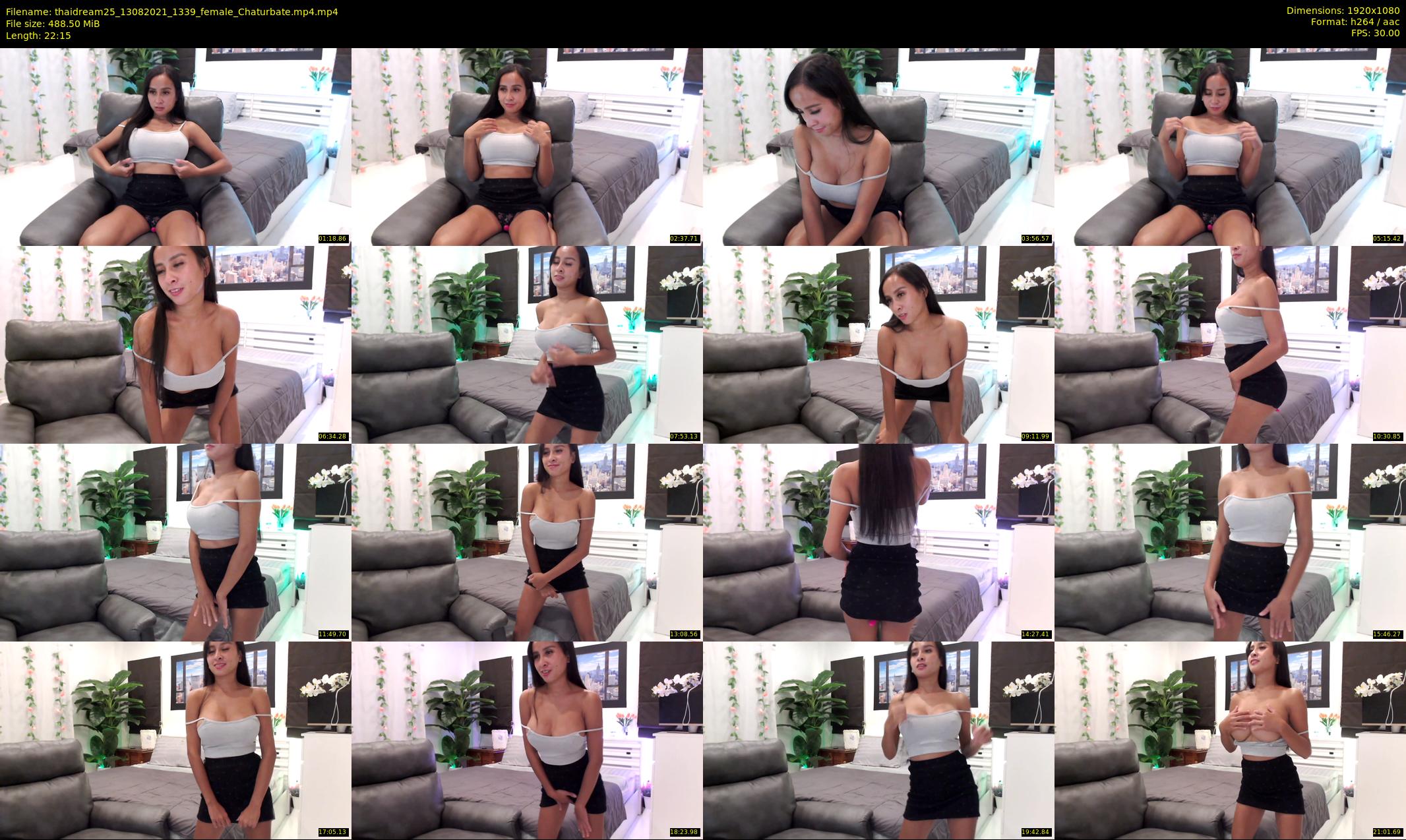 thaidream25 — 23 minute Chaturbate female cam show recording, 1080p, Aug 13, 2021