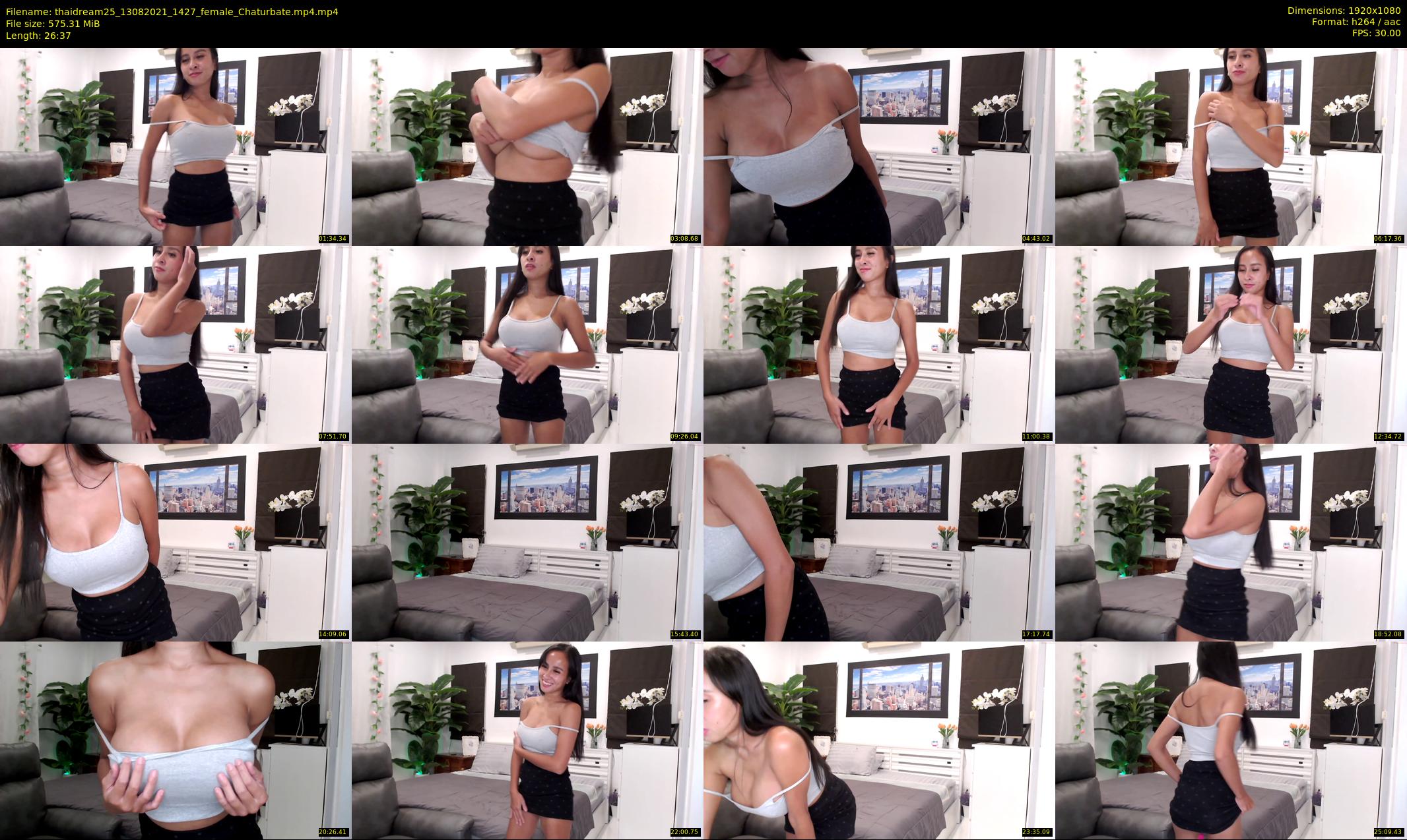 thaidream25 — 27 minute Chaturbate female cam show recording, 1080p, Aug 13, 2021