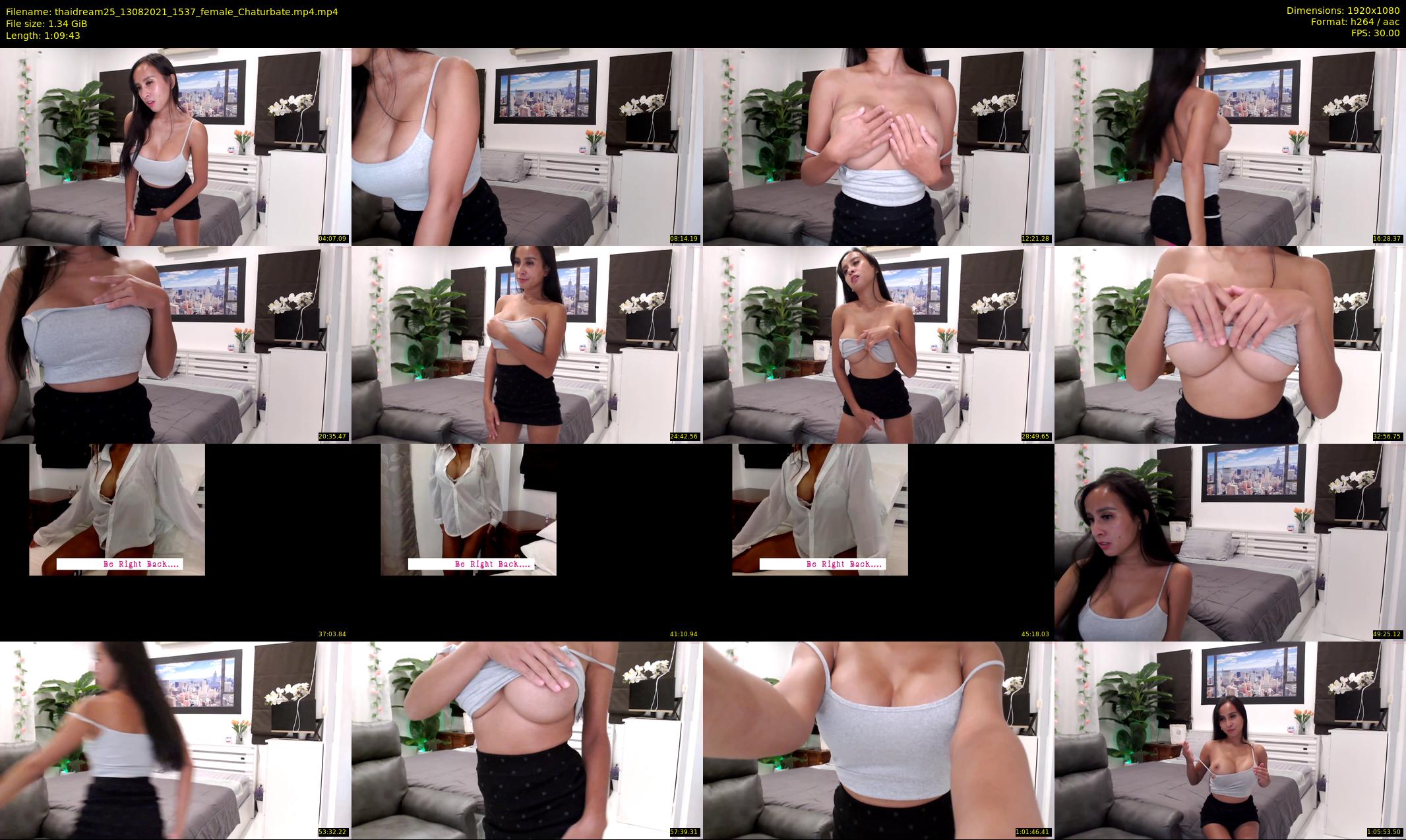 thaidream25 — 70 minute Chaturbate female cam show recording, 1080p, Aug 13, 2021