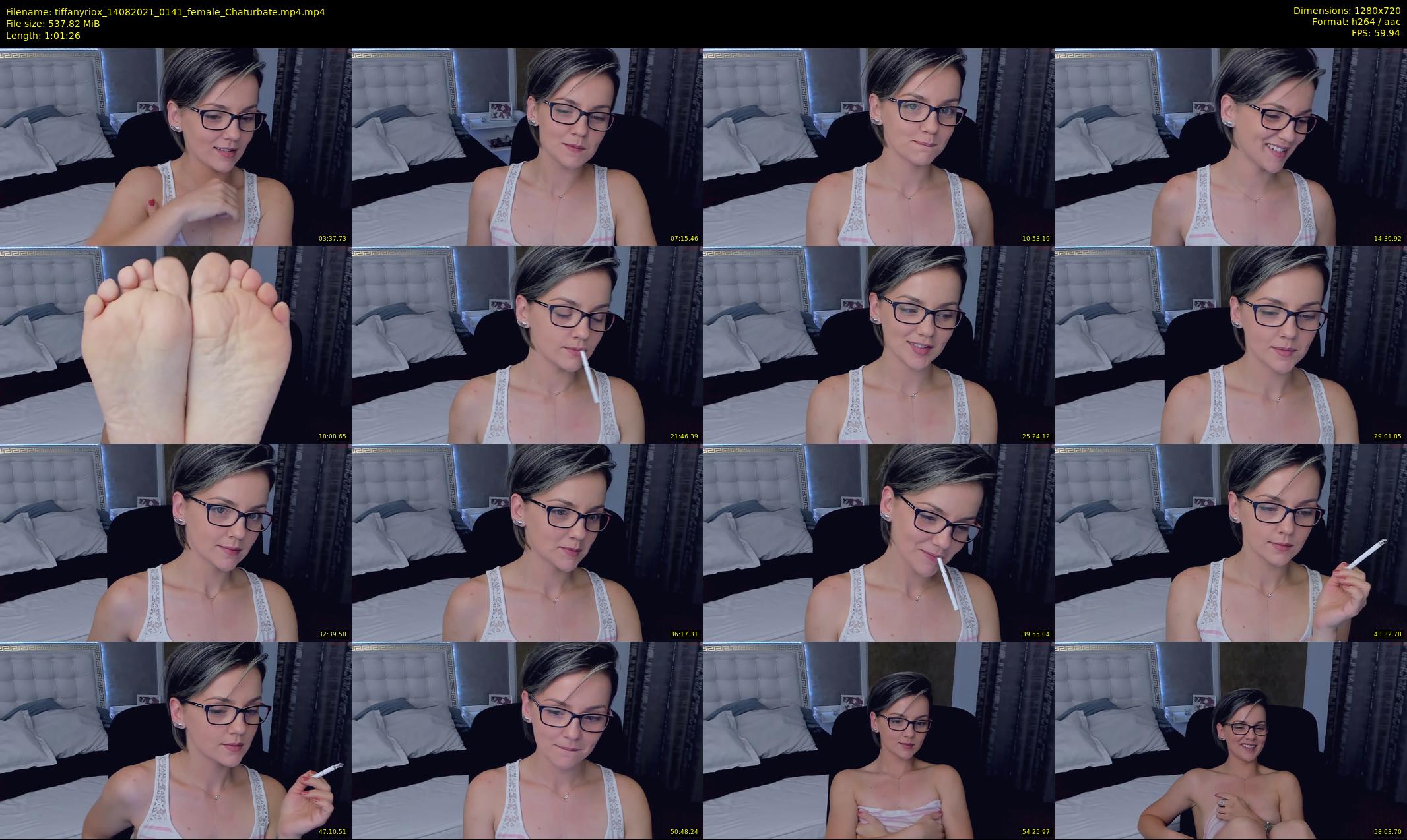 tiffanyriox — 62 minute Chaturbate female cam show recording, 720p, Aug 14, 2021