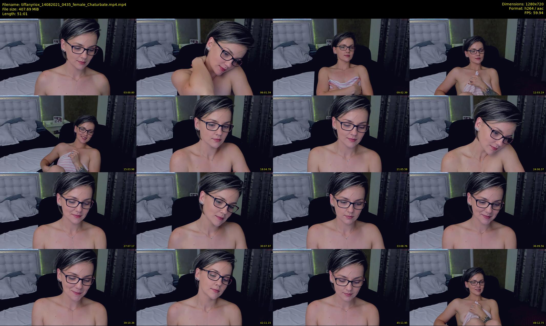 tiffanyriox — 52 minute Chaturbate female cam show recording, 720p, Aug 14, 2021