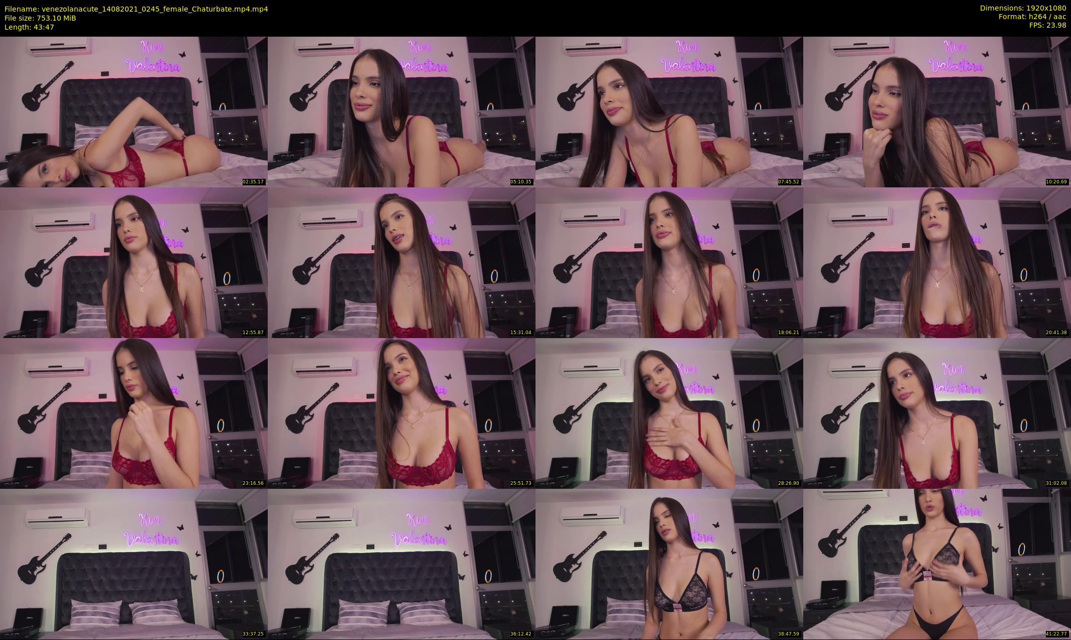 venezolanacute — 44 minute Chaturbate female cam show recording, 1080p, Aug 14, 2021