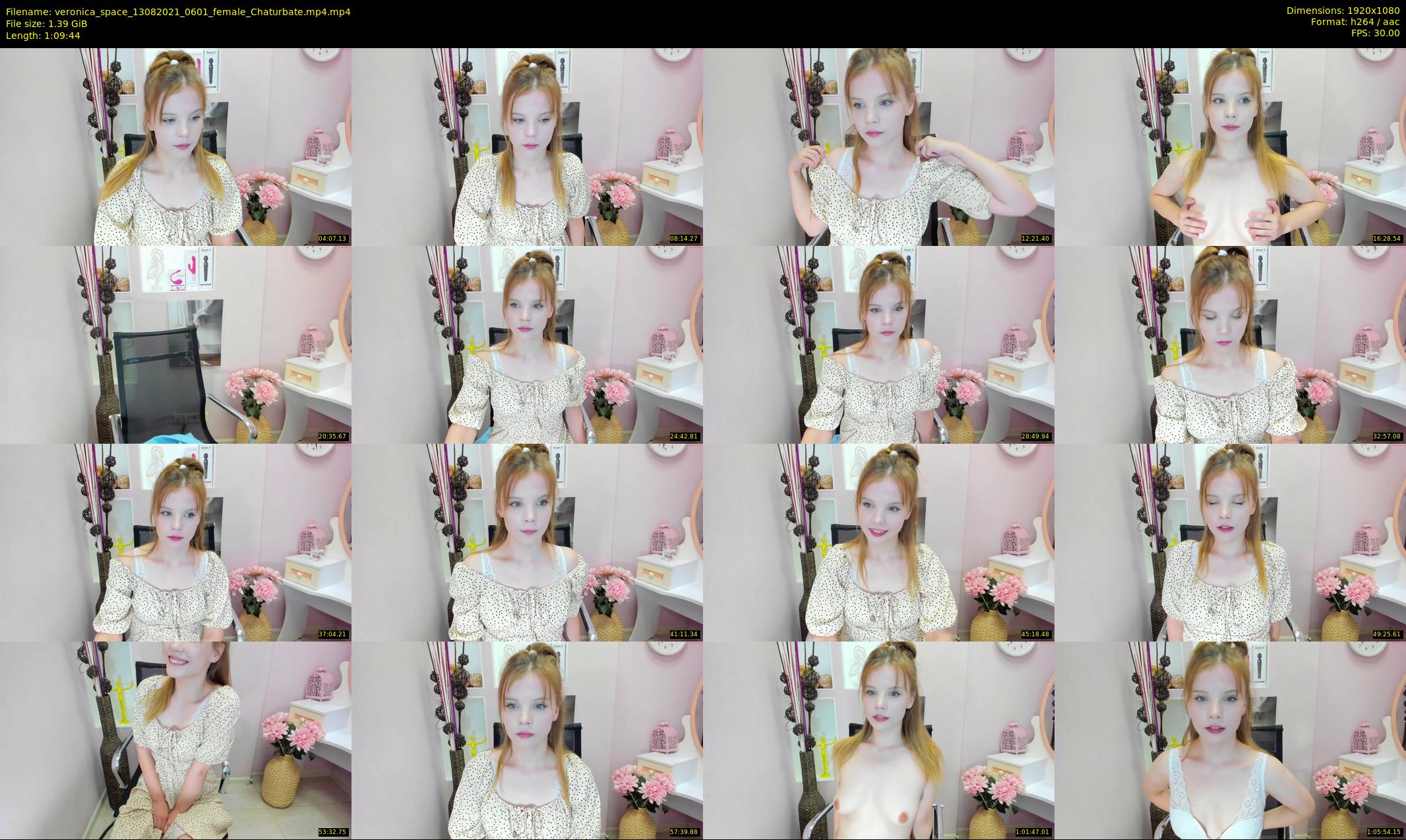 veronica_space — 70 minute Chaturbate female cam show recording, 1080p, Aug 13, 2021