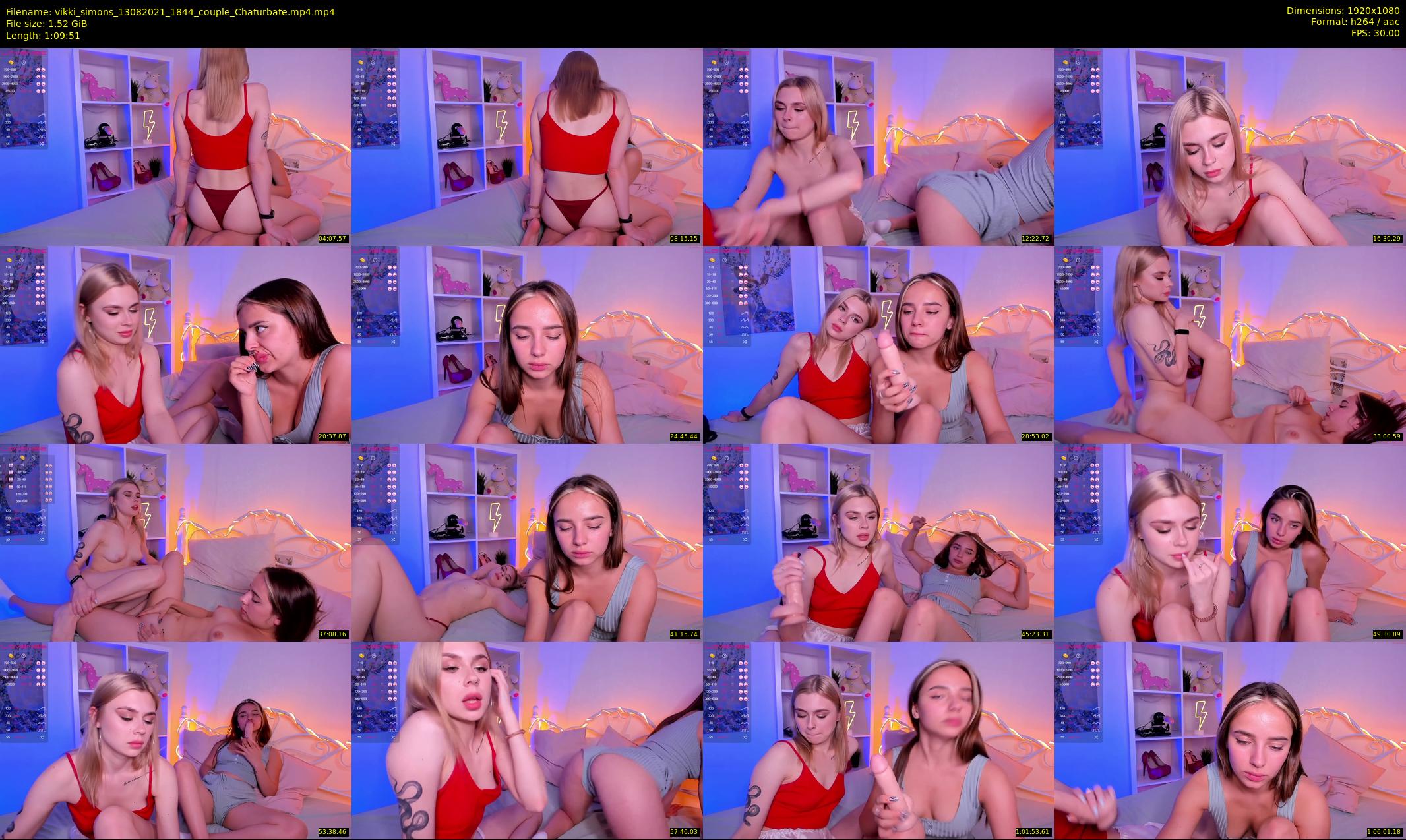 vikki_simons — 70 minute Chaturbate couple cam show recording, 1080p, Aug 13, 2021