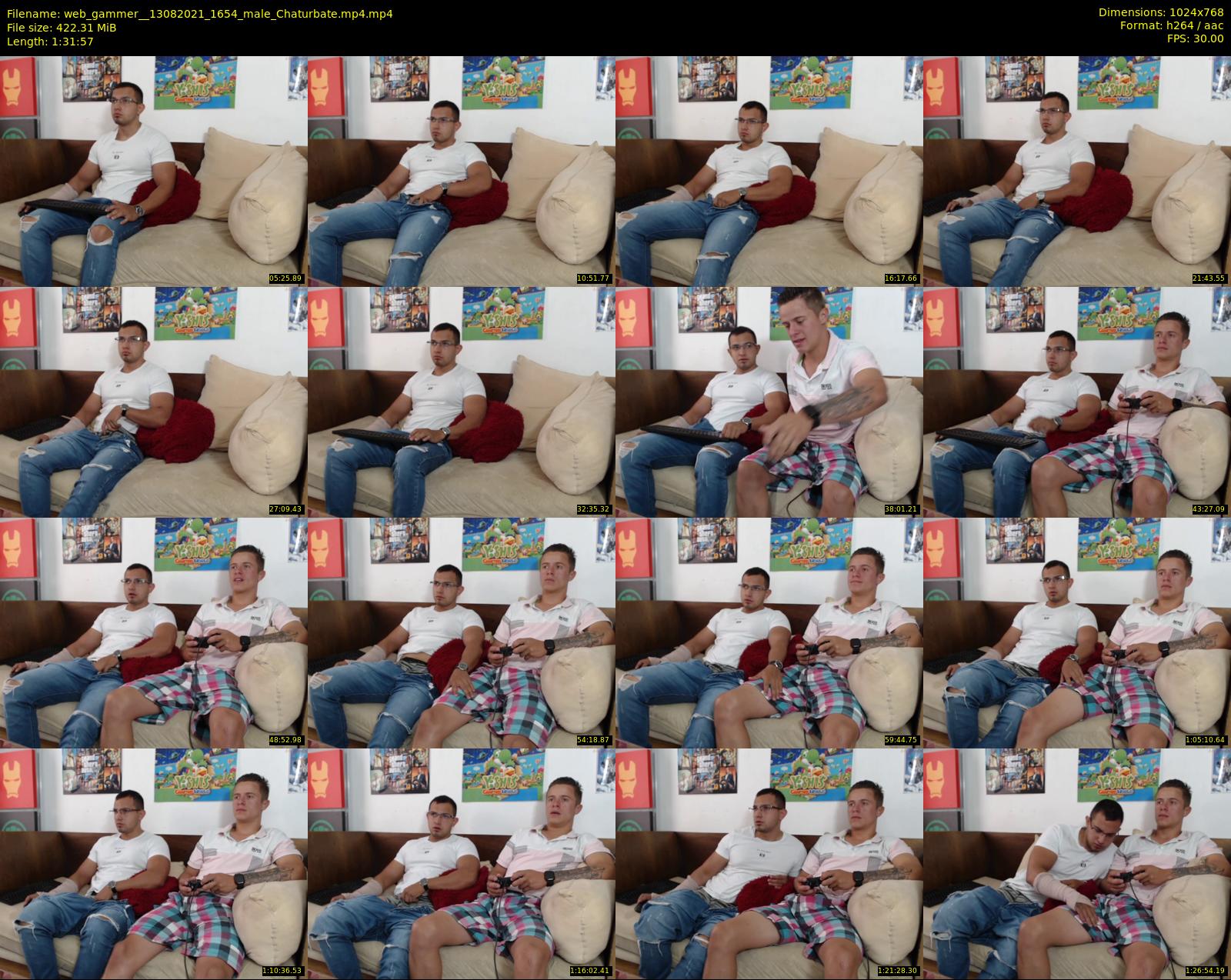 web_gammer_ — 92 minute Chaturbate male cam show recording, 720p, Aug 13, 2021