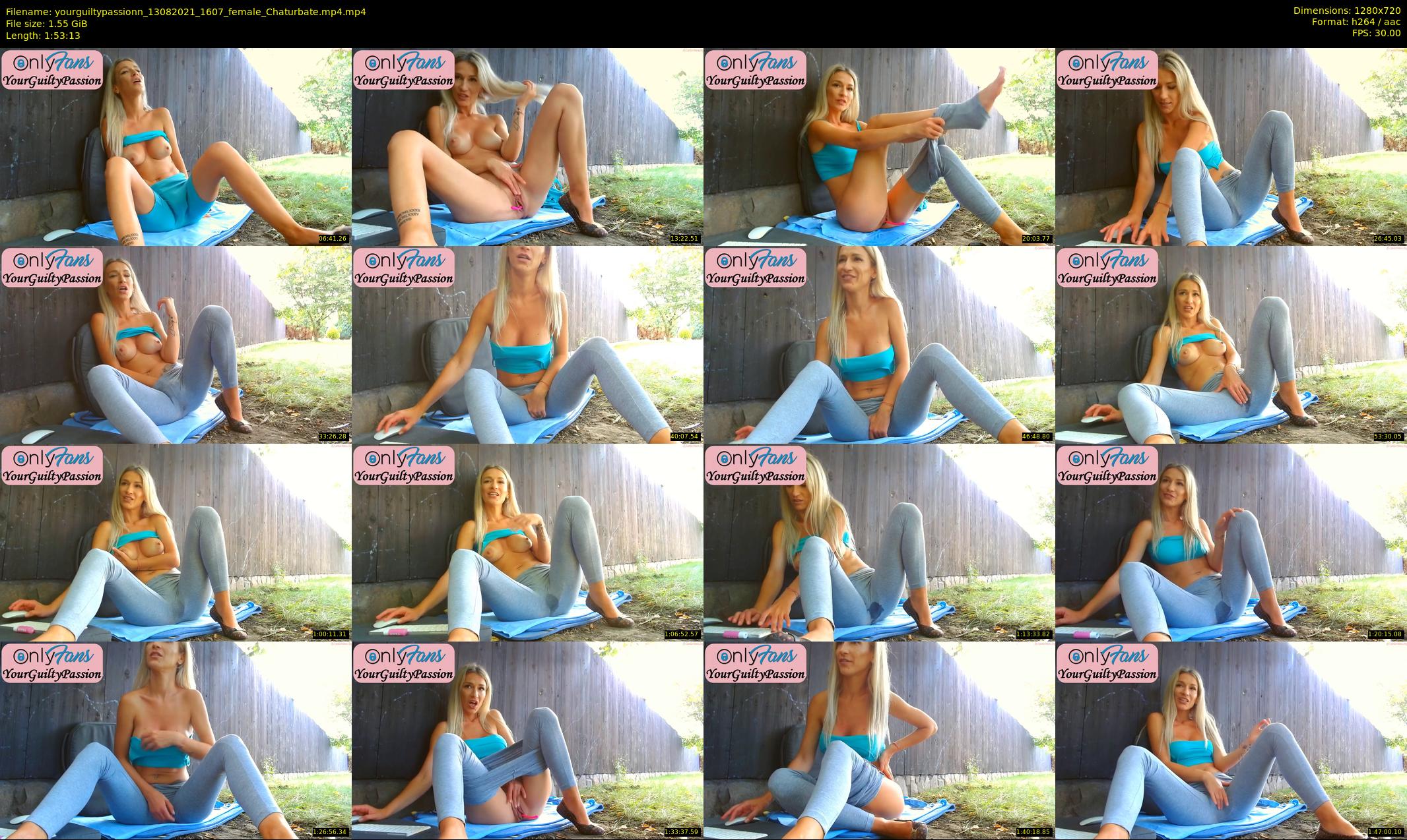 yourguiltypassionn — 114 minute Chaturbate female cam show recording, 720p, Aug 13, 2021