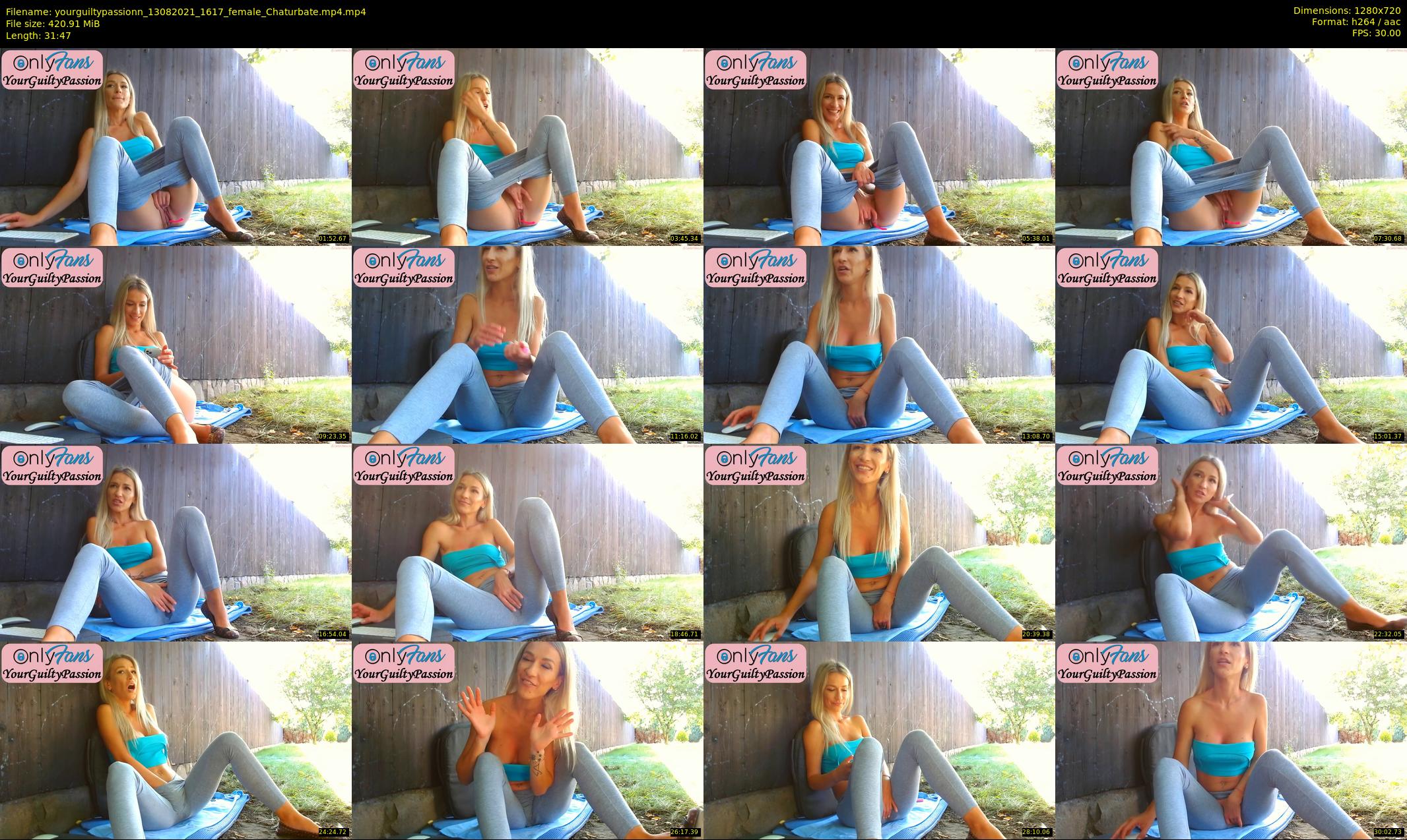 yourguiltypassionn — 32 minute Chaturbate female cam show recording, 720p, Aug 13, 2021