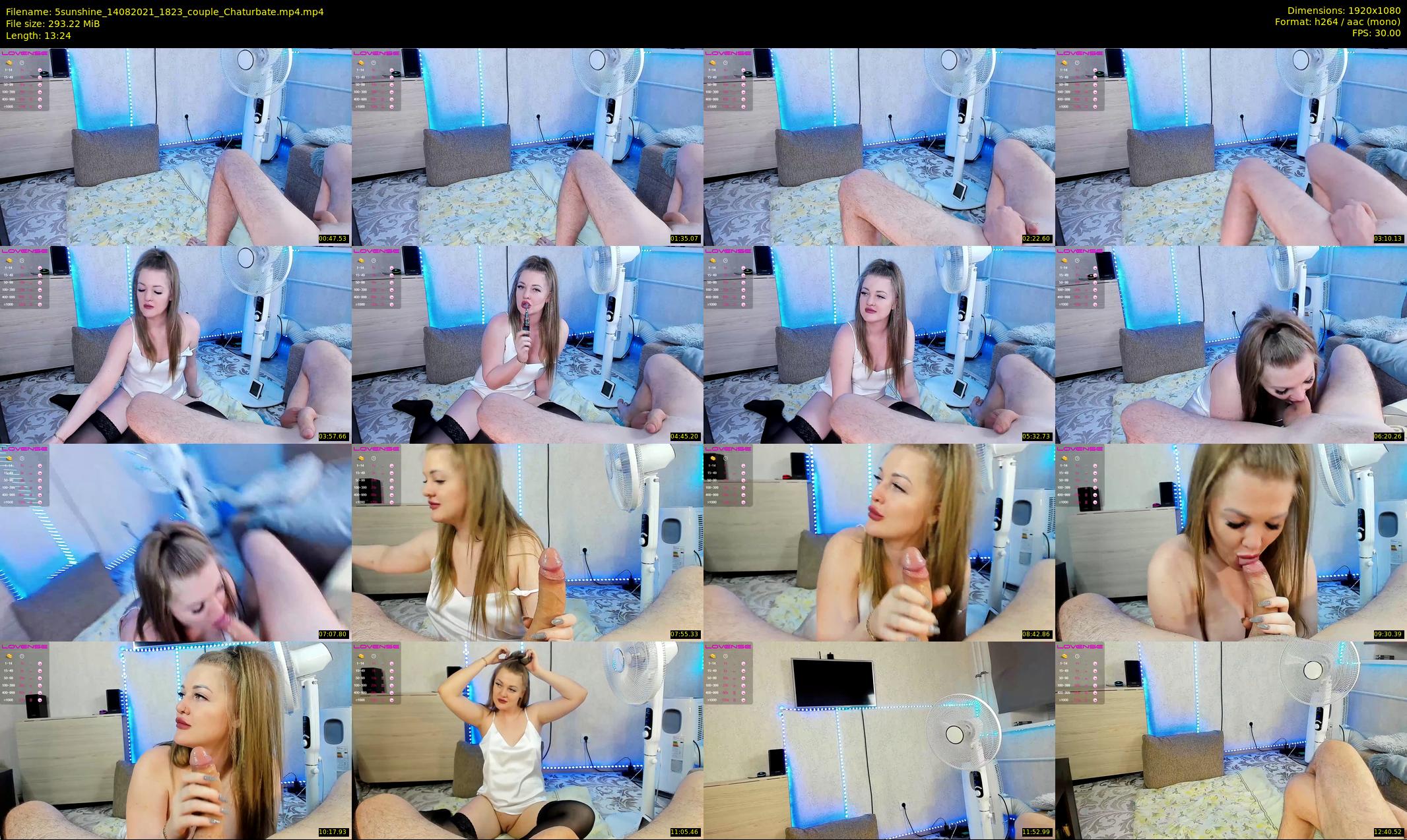 5sunshine — 14 minute Chaturbate couple cam show recording, 1080p, Aug 14, 2021