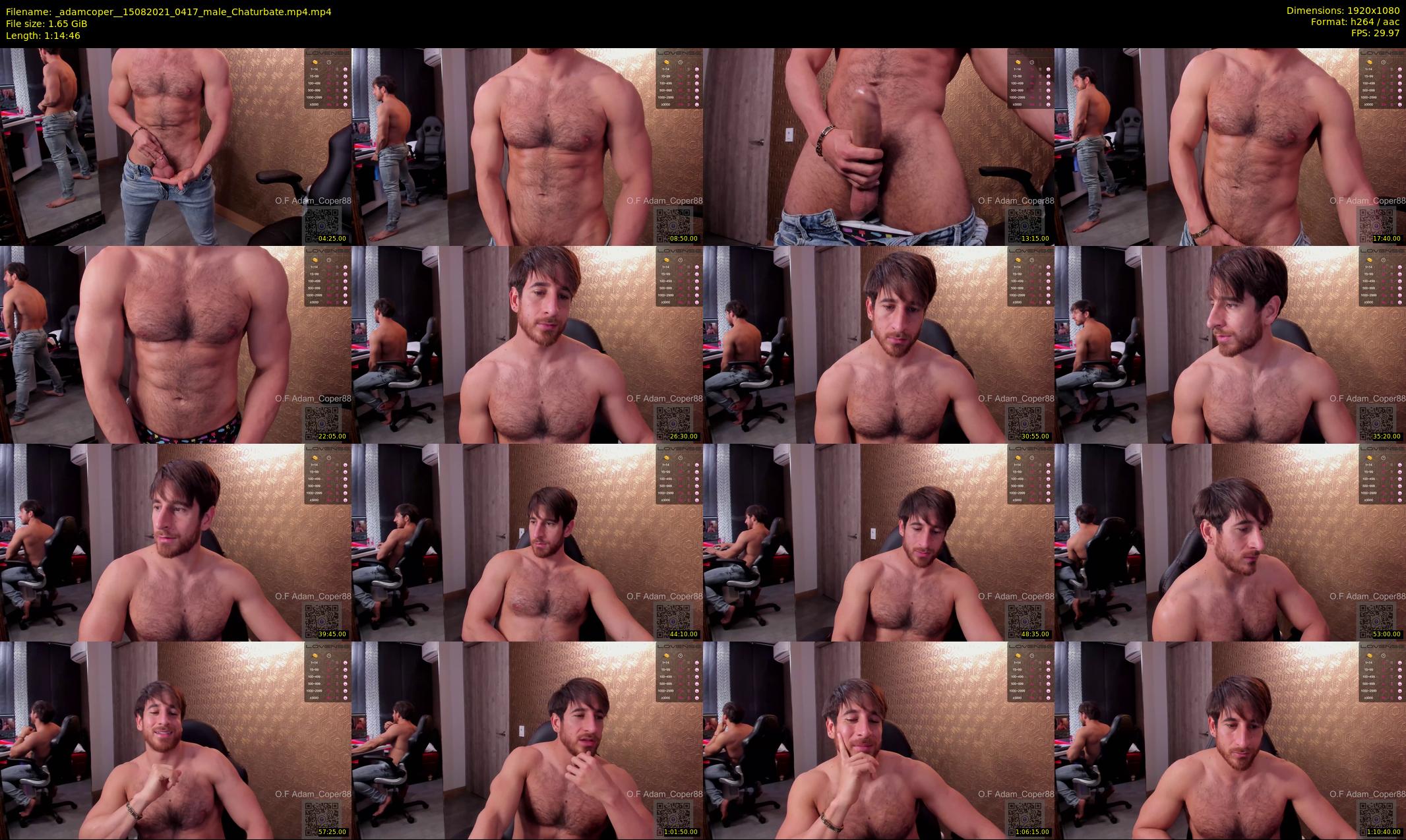 _adamcoper_ — 75 minute Chaturbate male cam show recording, 1080p, Aug 15, 2021