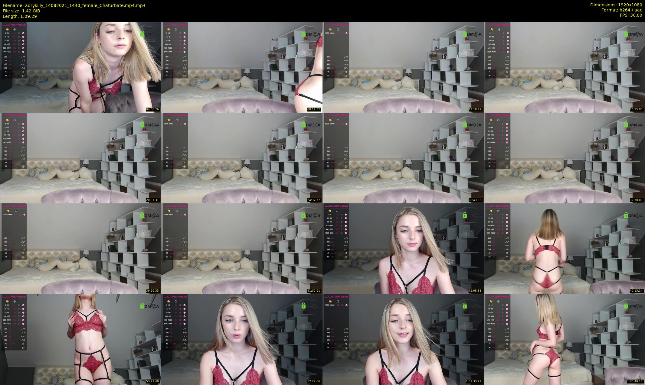 adrykilly — 70 minute Chaturbate female cam show recording, 1080p, Aug 14, 2021