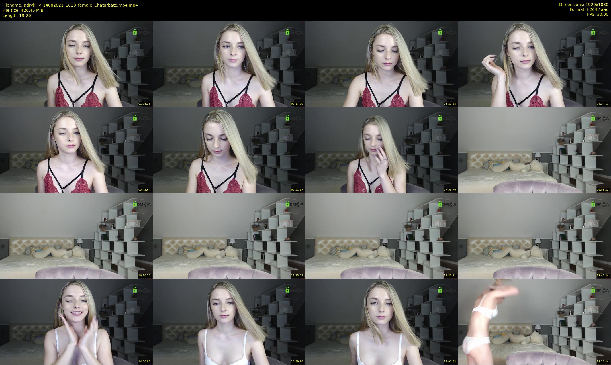 adrykilly — 20 minute Chaturbate female cam show recording, 1080p, Aug 14, 2021