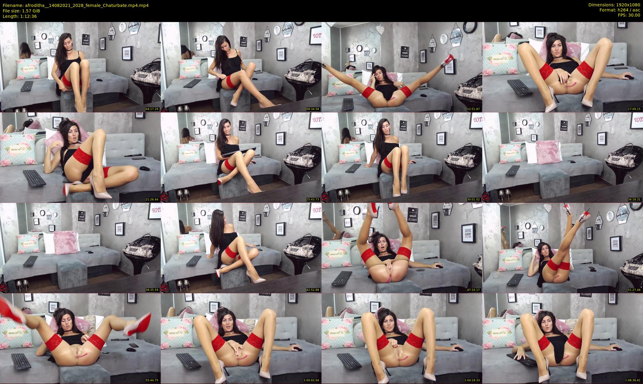 afroditha_ — 73 minute Chaturbate female cam show recording, 1080p, Aug 14, 2021