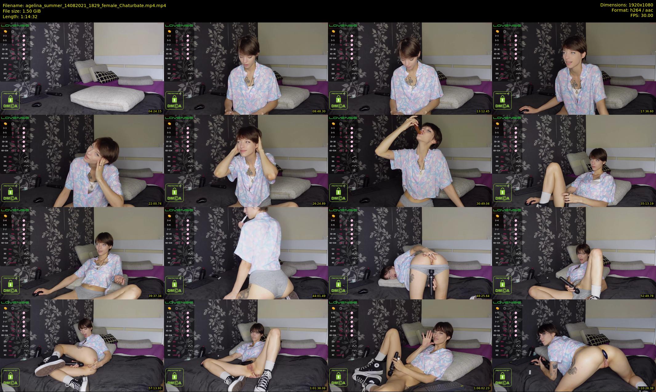 agelina_summer — 75 minute Chaturbate female cam show recording, 1080p, Aug 14, 2021