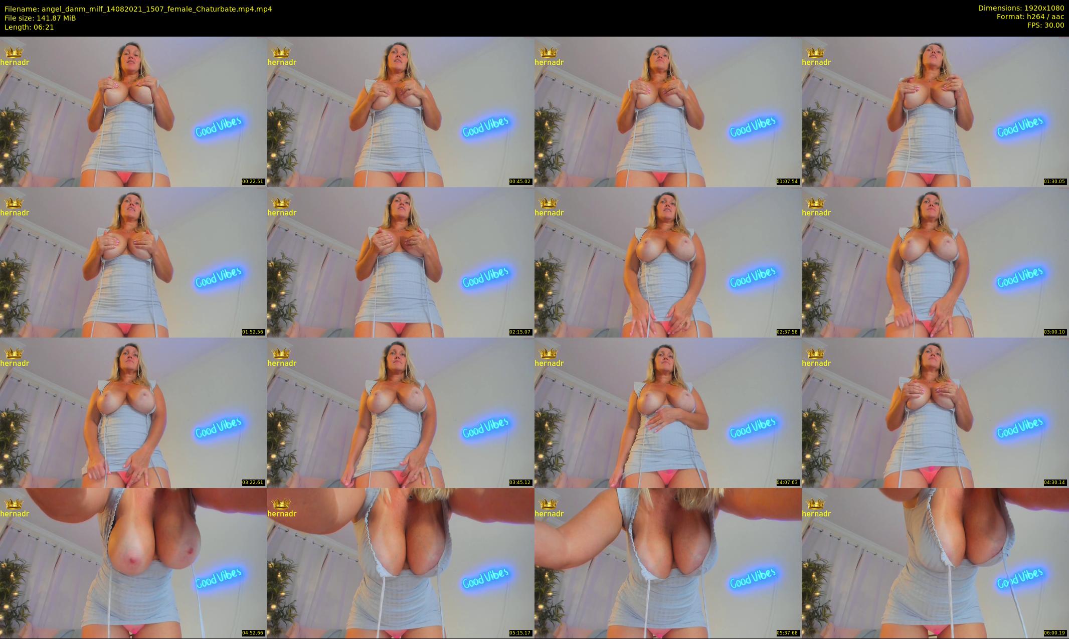 angel_danm_milf — 7 minute Chaturbate female cam show recording, 1080p, Aug 14, 2021