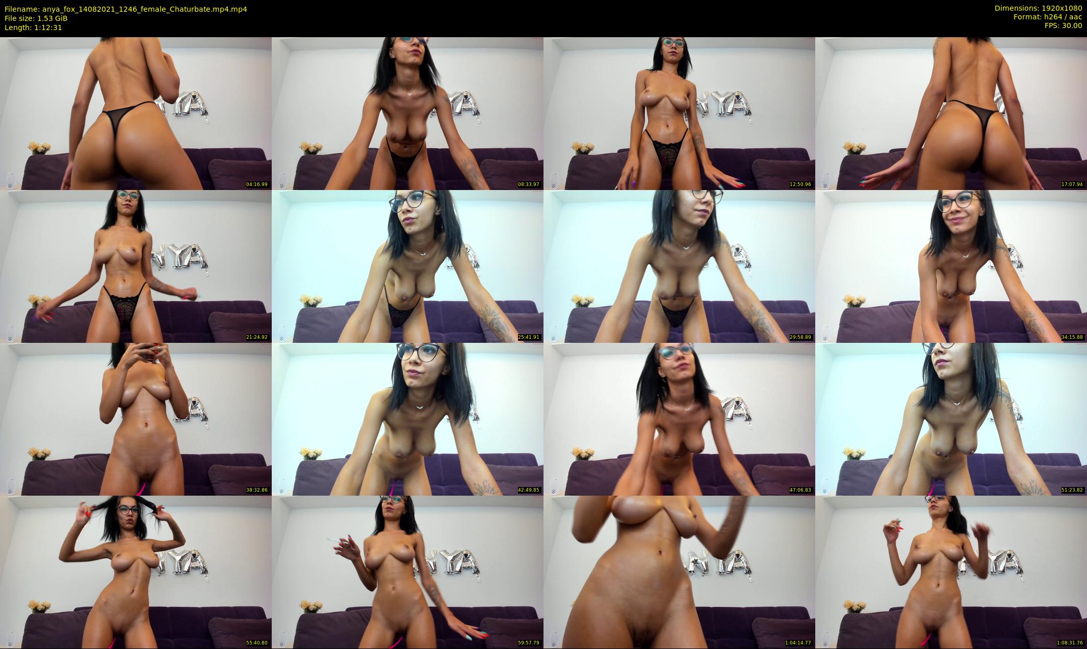 anya_fox — 73 minute Chaturbate female cam show recording, 1080p, Aug 14, 2021