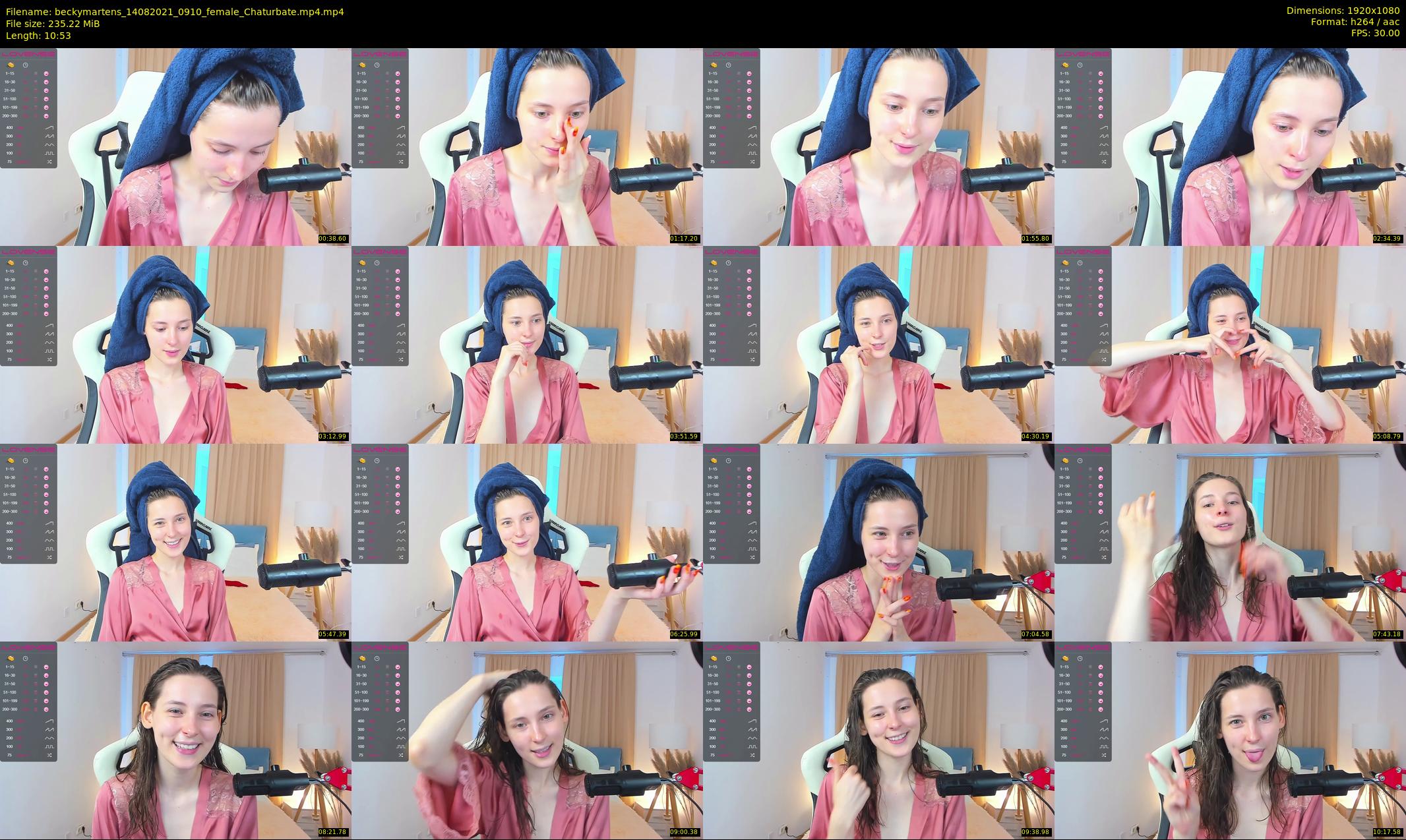 beckymartens — 11 minute Chaturbate female cam show recording, 1080p, Aug 14, 2021