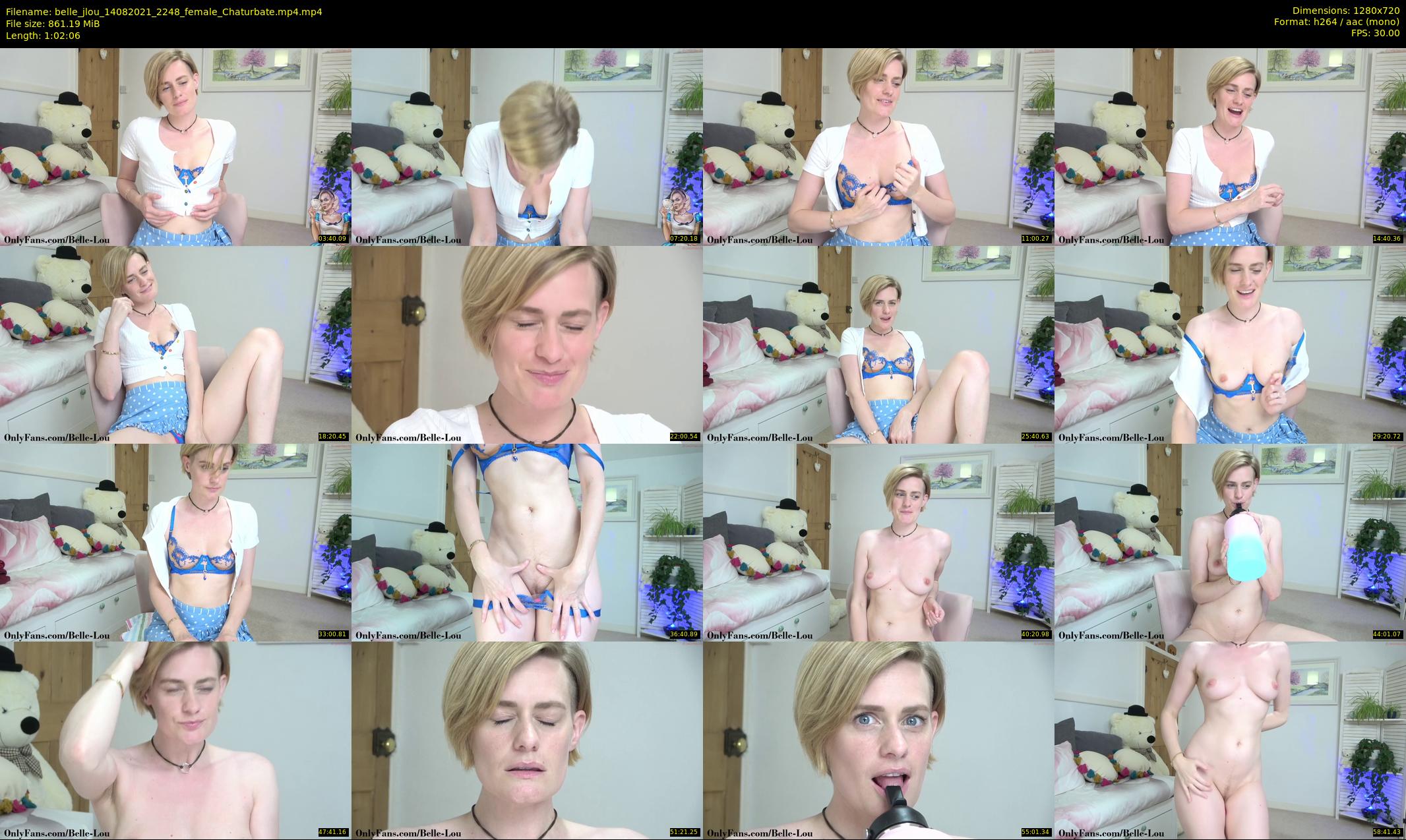 belle_jlou — 63 minute Chaturbate female cam show recording, 720p, Aug 14, 2021