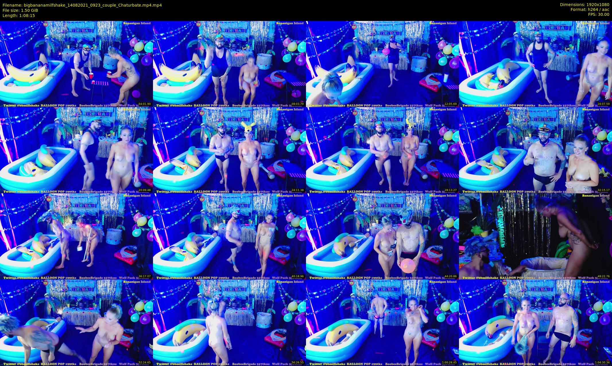 bigbananamilfshake — 69 minute Chaturbate couple cam show recording, 1080p, Aug 14, 2021