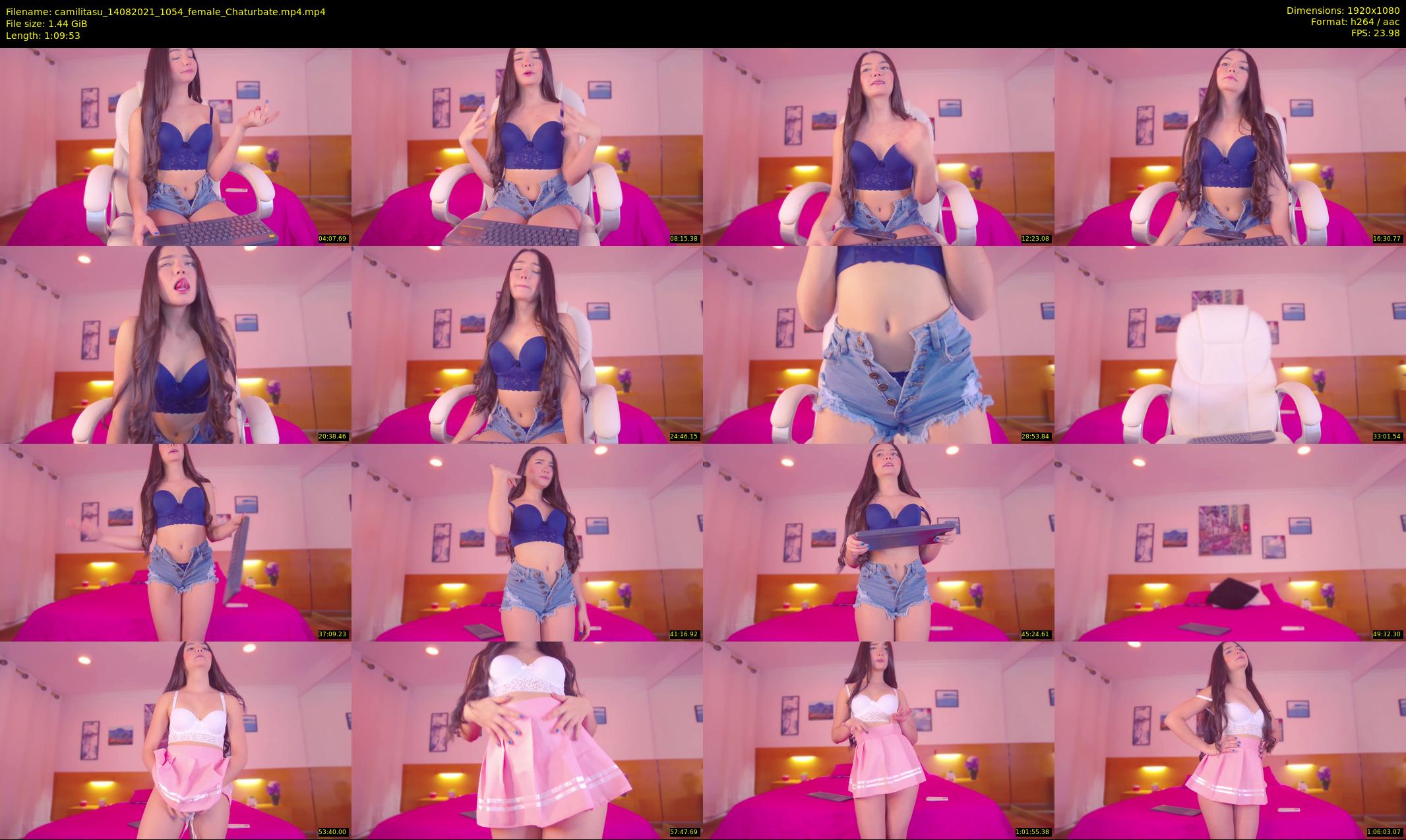 camilitasu — 70 minute Chaturbate female cam show recording, 1080p, Aug 14, 2021
