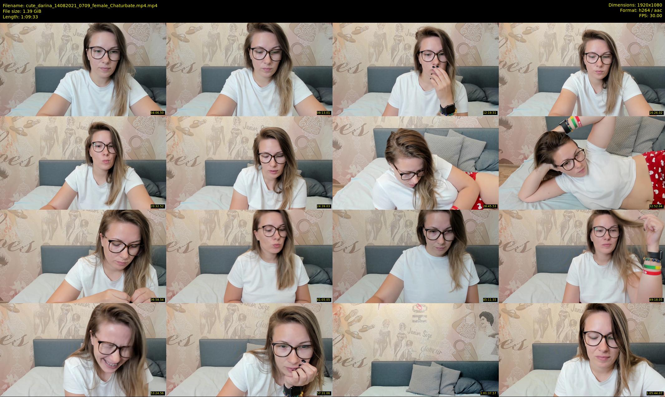 cute_darina — 70 minute Chaturbate female cam show recording, 1080p, Aug 14, 2021