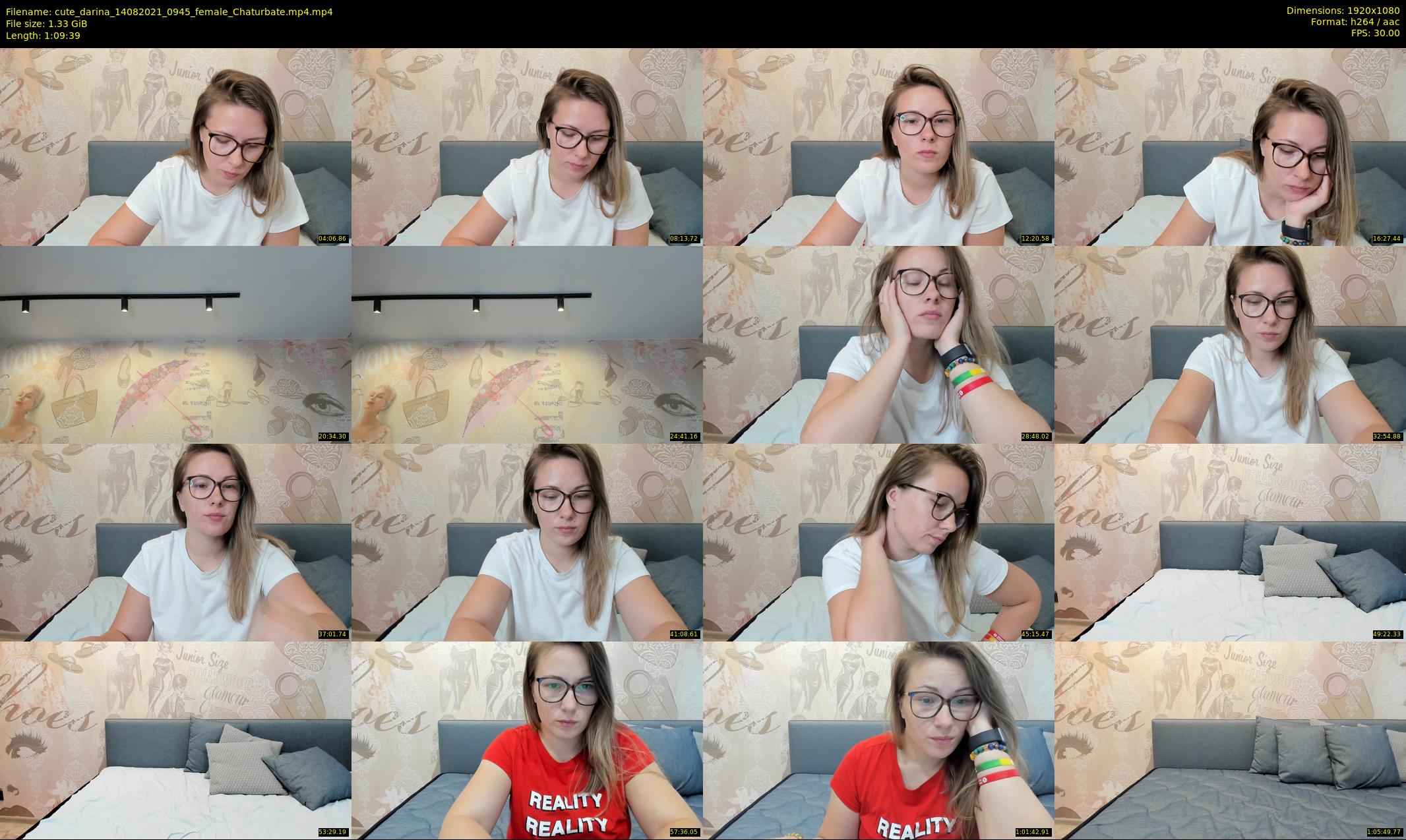 cute_darina — 70 minute Chaturbate female cam show recording, 1080p, Aug 14, 2021