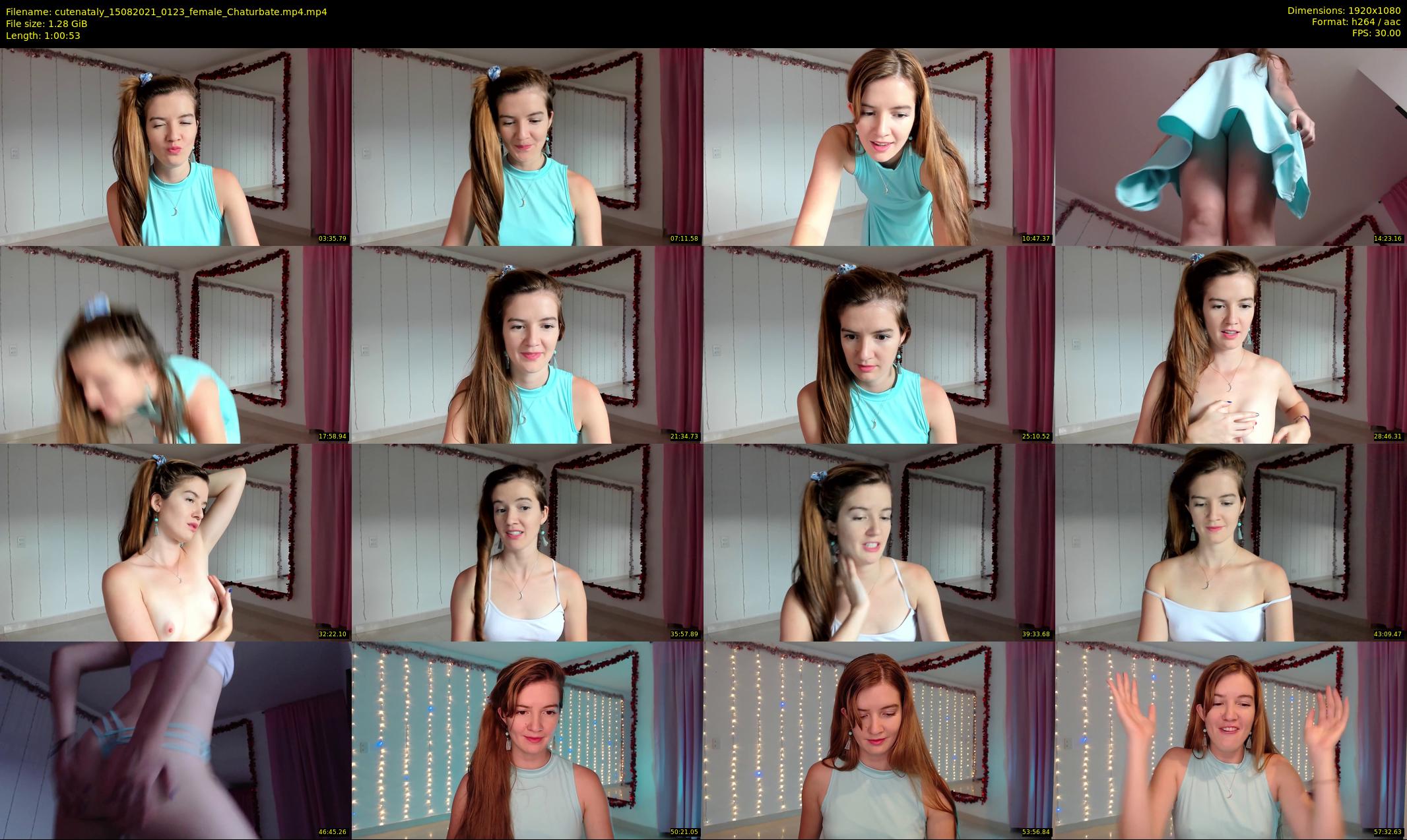 cutenataly — 61 minute Chaturbate female cam show recording, 1080p, Aug 15, 2021