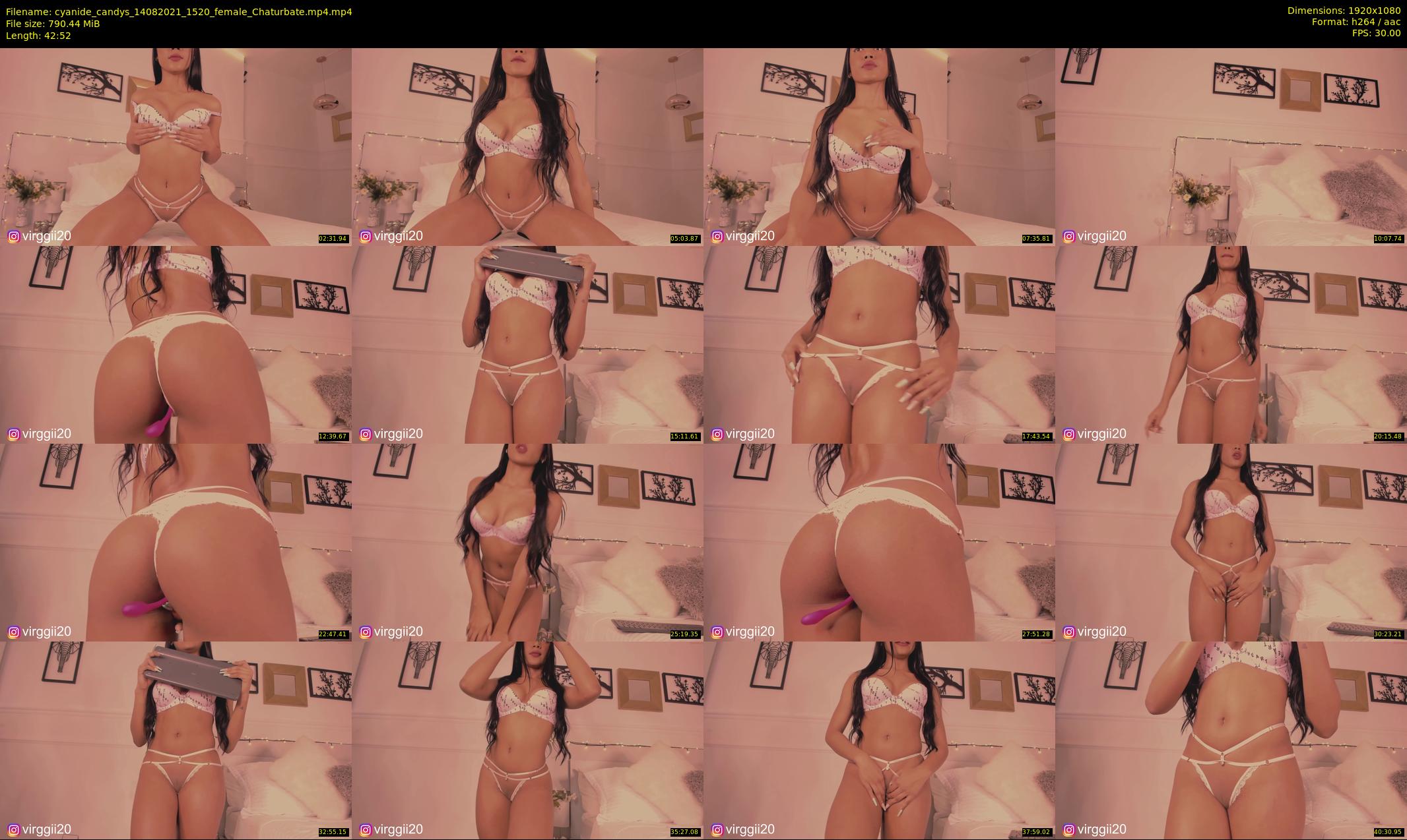 cyanide_candys — 43 minute Chaturbate female cam show recording, 1080p, Aug 14, 2021
