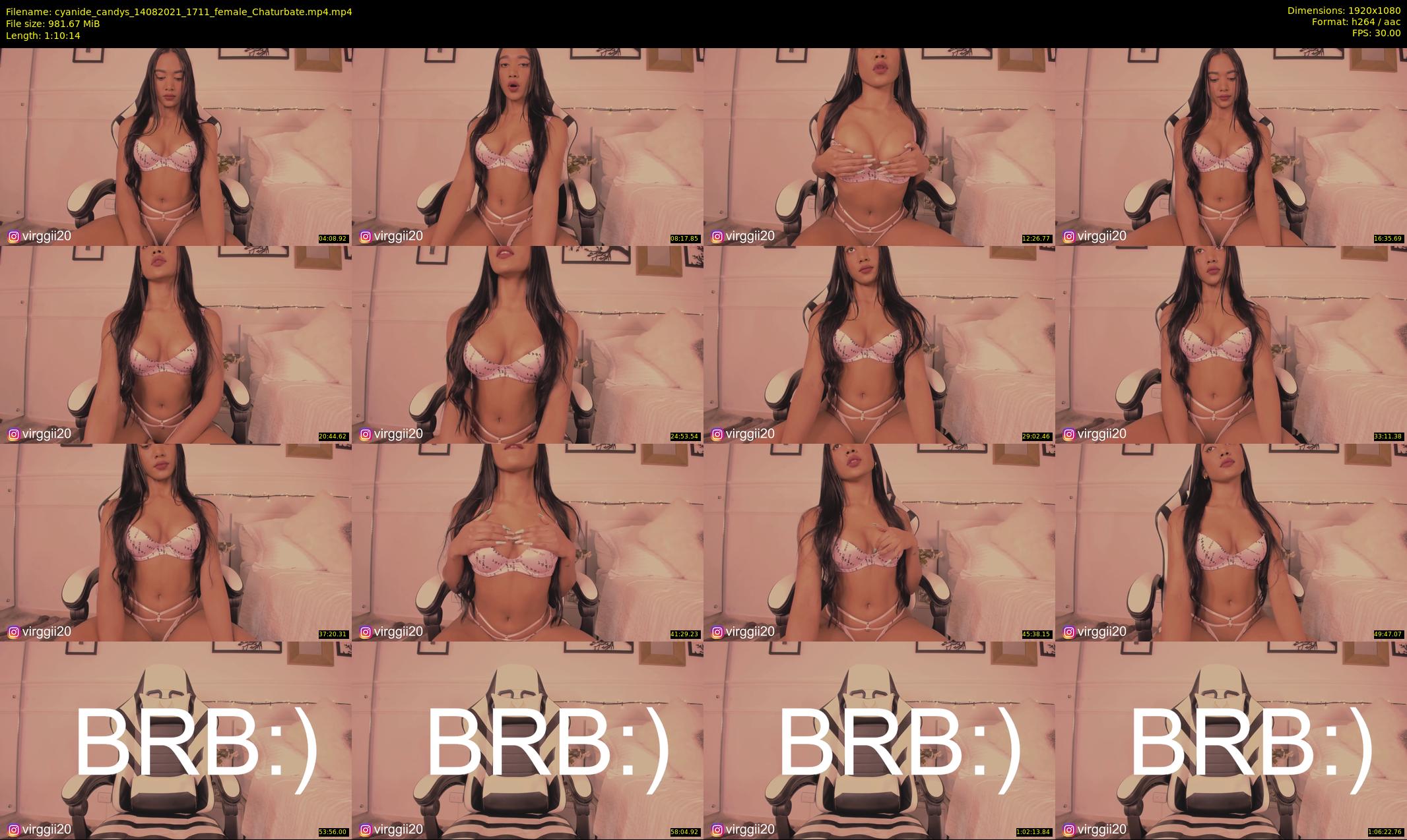 cyanide_candys — 71 minute Chaturbate female cam show recording, 1080p, Aug 14, 2021