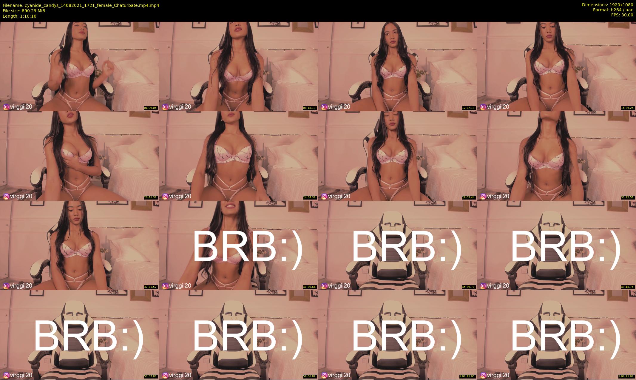 cyanide_candys — 71 minute Chaturbate female cam show recording, 1080p, Aug 14, 2021
