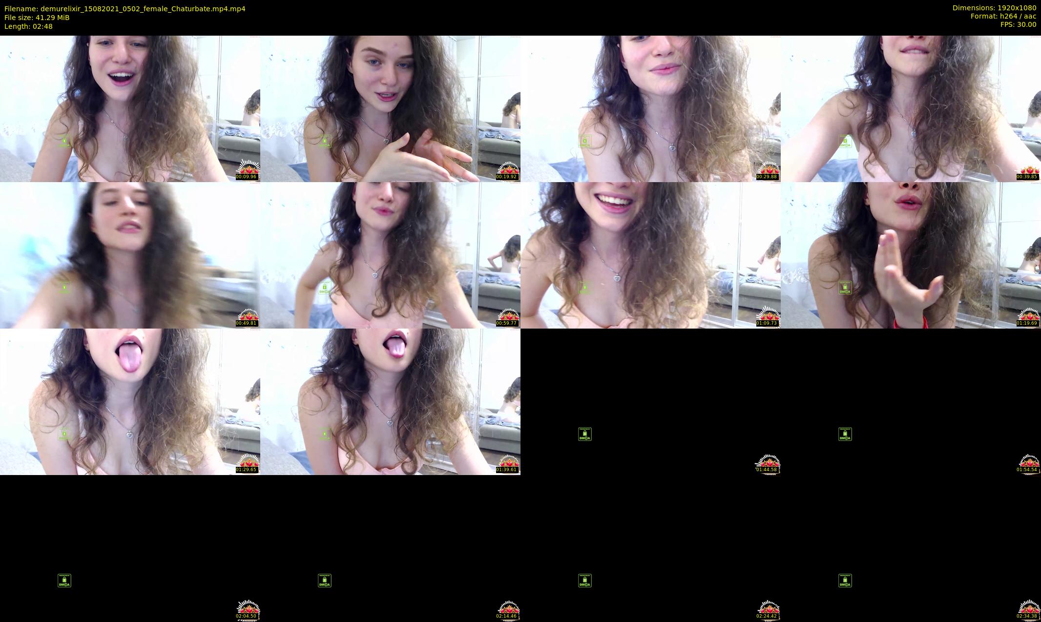 demurelixir — 3 minute Chaturbate female cam show recording, 1080p, Aug 15, 2021