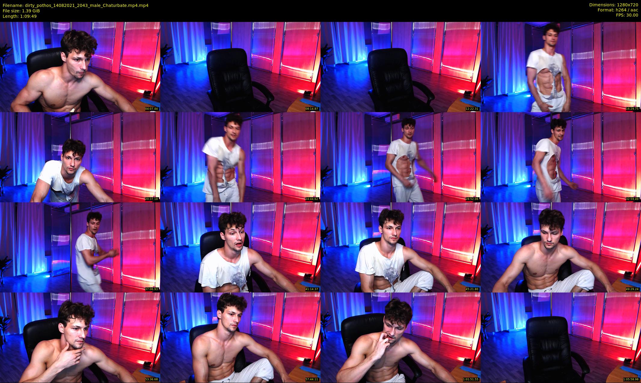 dirty_pothos — 70 minute Chaturbate male cam show recording, 720p, Aug 14, 2021