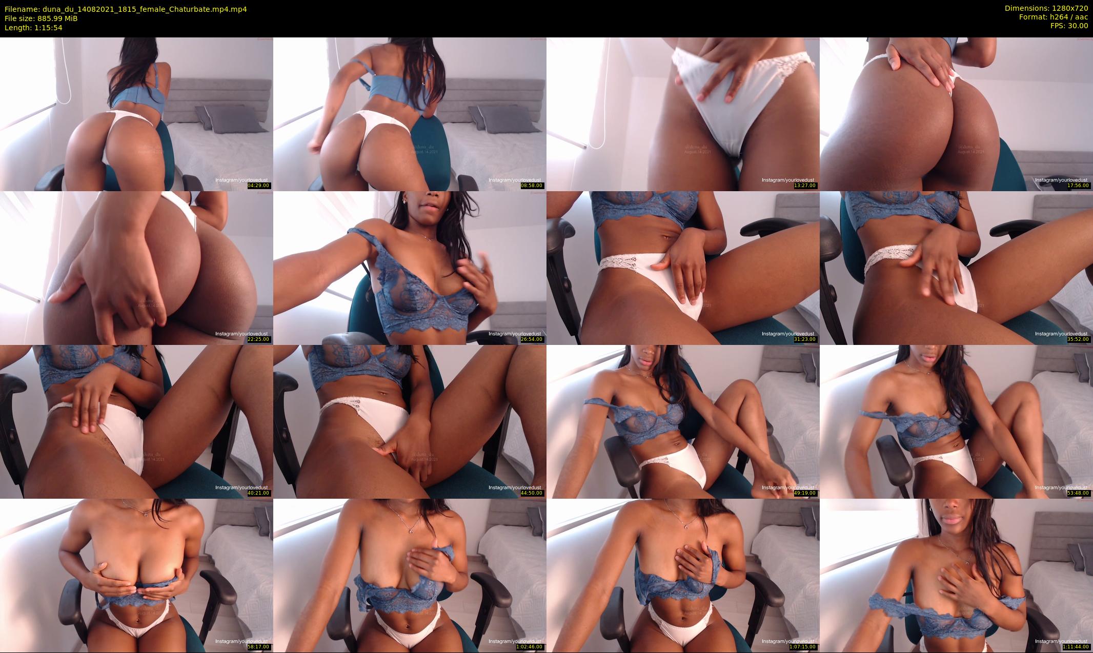 duna_du — 76 minute Chaturbate female cam show recording, 720p, Aug 14, 2021