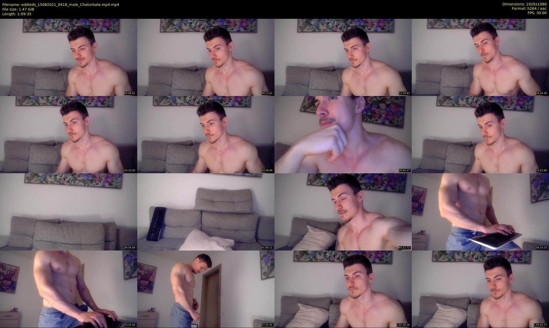 eddieds — 70 minute Chaturbate male cam show recording, 1080p, Aug 15, 2021