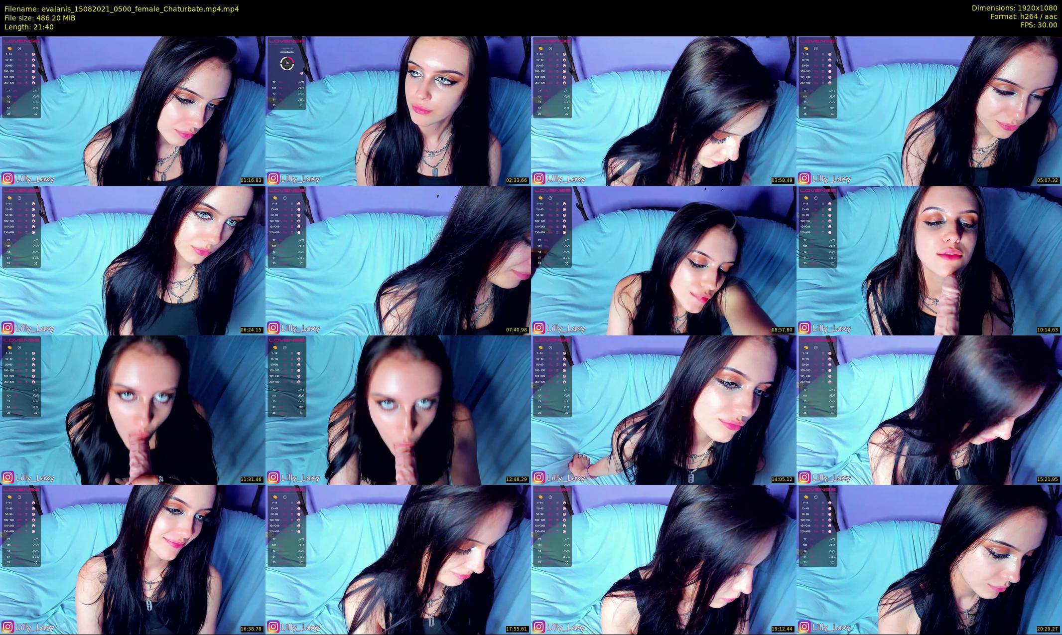 evalanis — 22 minute Chaturbate couple cam show recording, 1080p, Aug 15, 2021