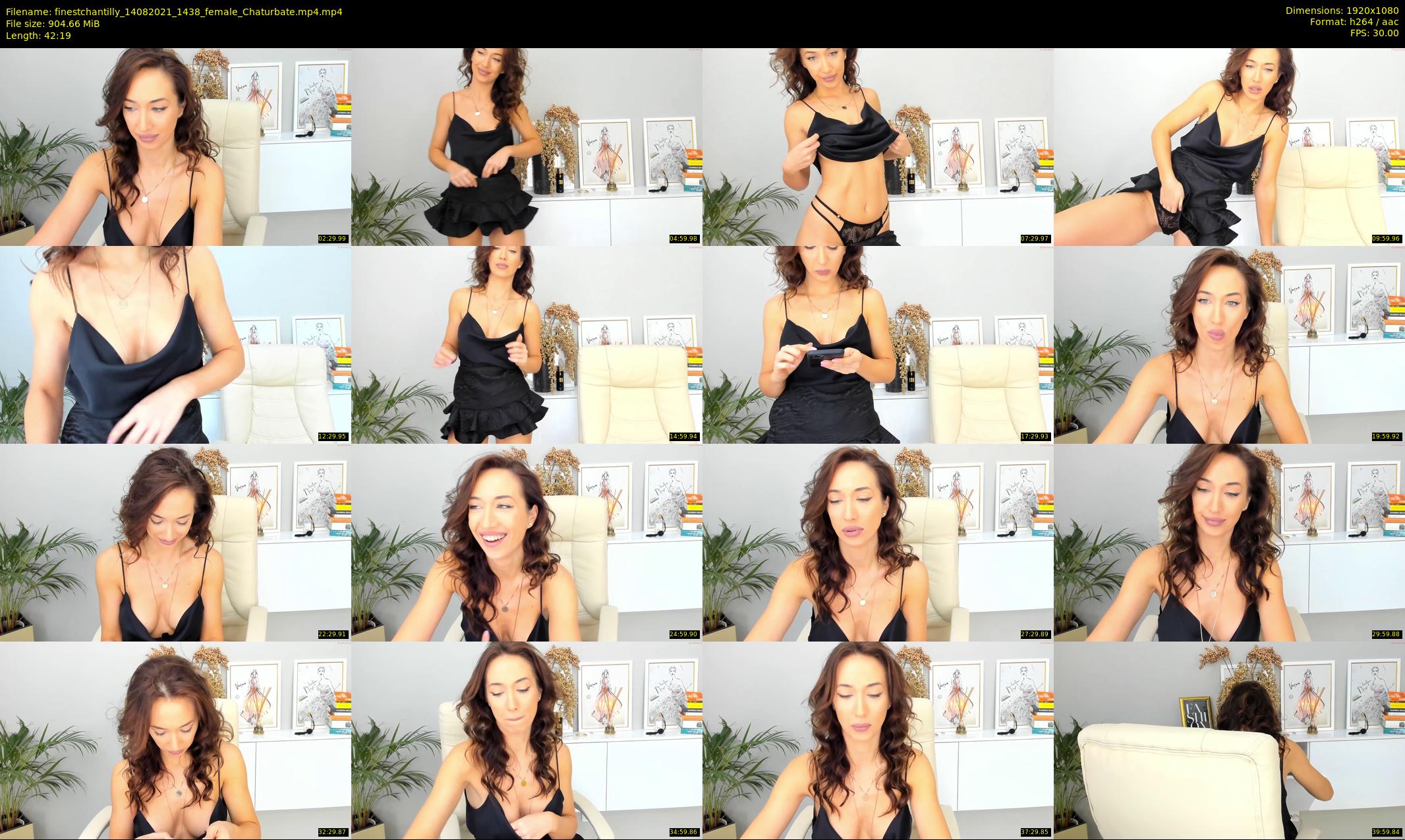 finestchantilly — 43 minute Chaturbate female cam show recording, 1080p, Aug 14, 2021
