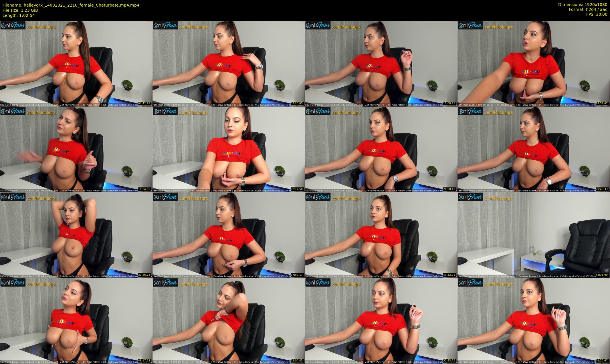 haileygrx — 63 minute Chaturbate female cam show recording, 1080p, Aug 14, 2021