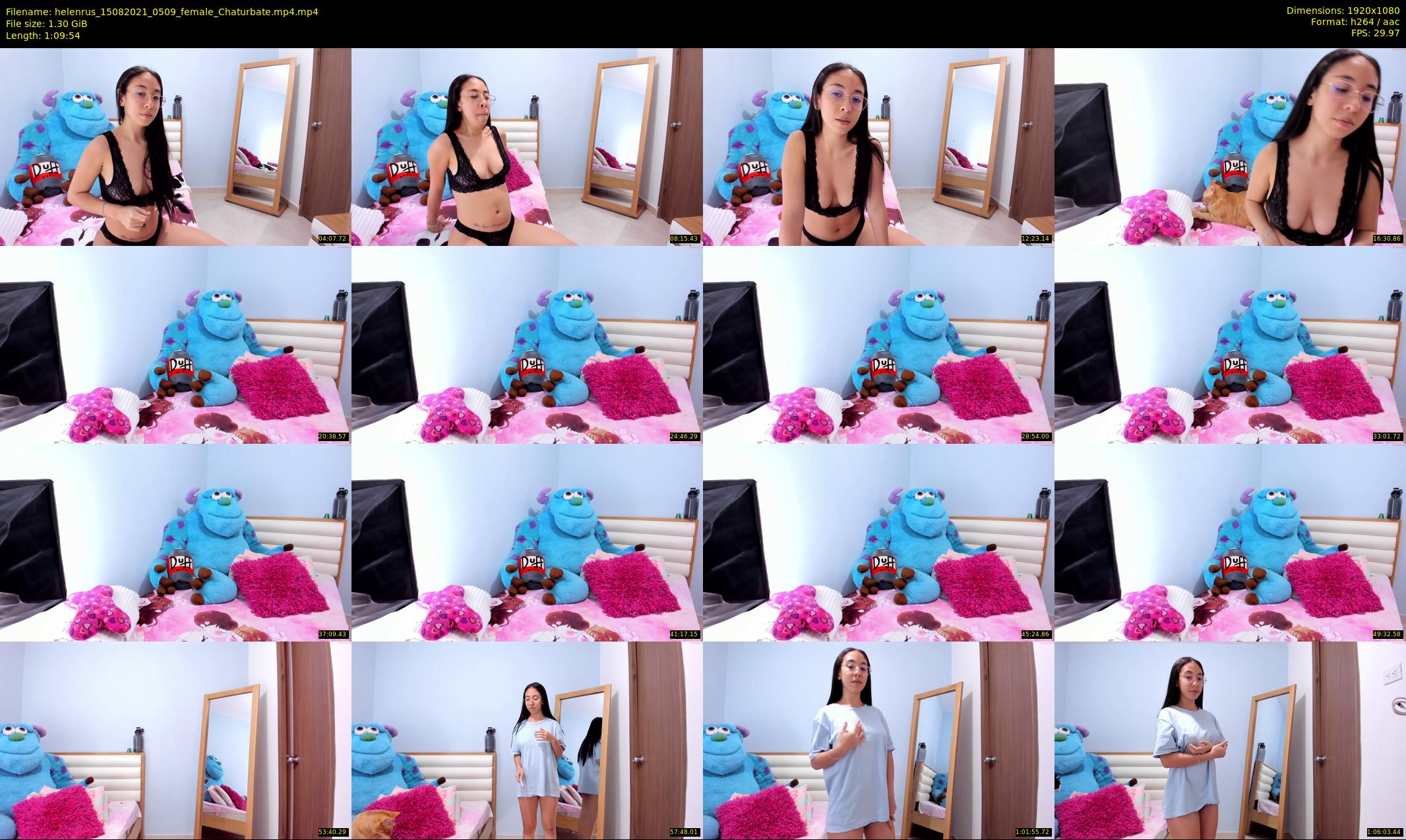 helenrus — 70 minute Chaturbate female cam show recording, 1080p, Aug 15, 2021